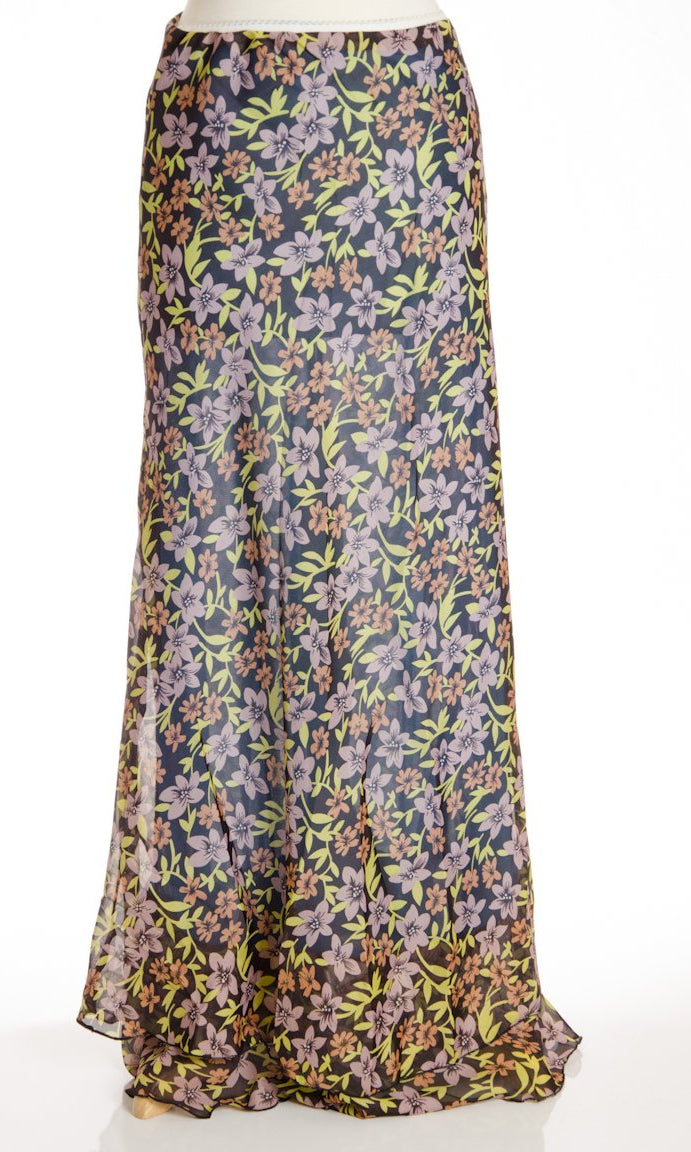 Mocha flower Buds Skirt Kabayare