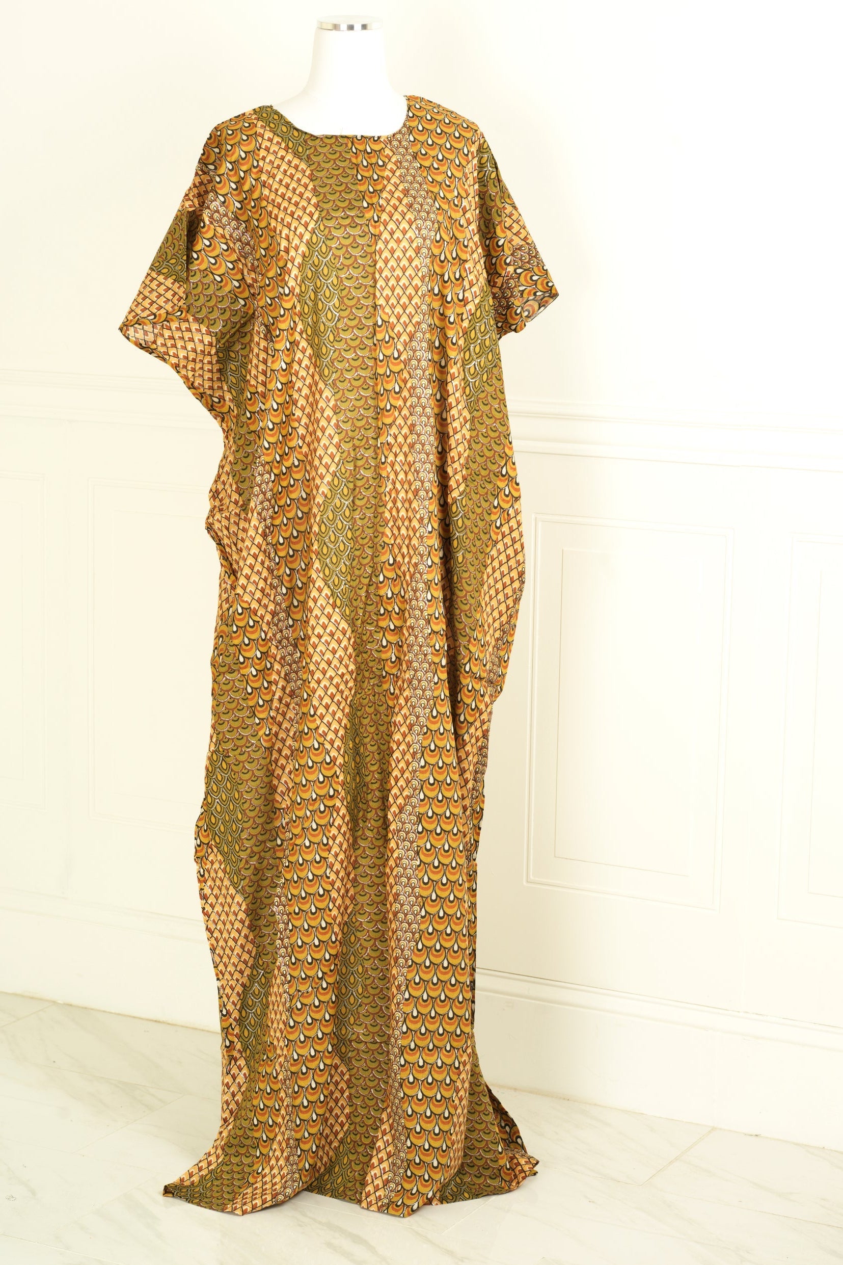 Mocha must have print bati dress KF