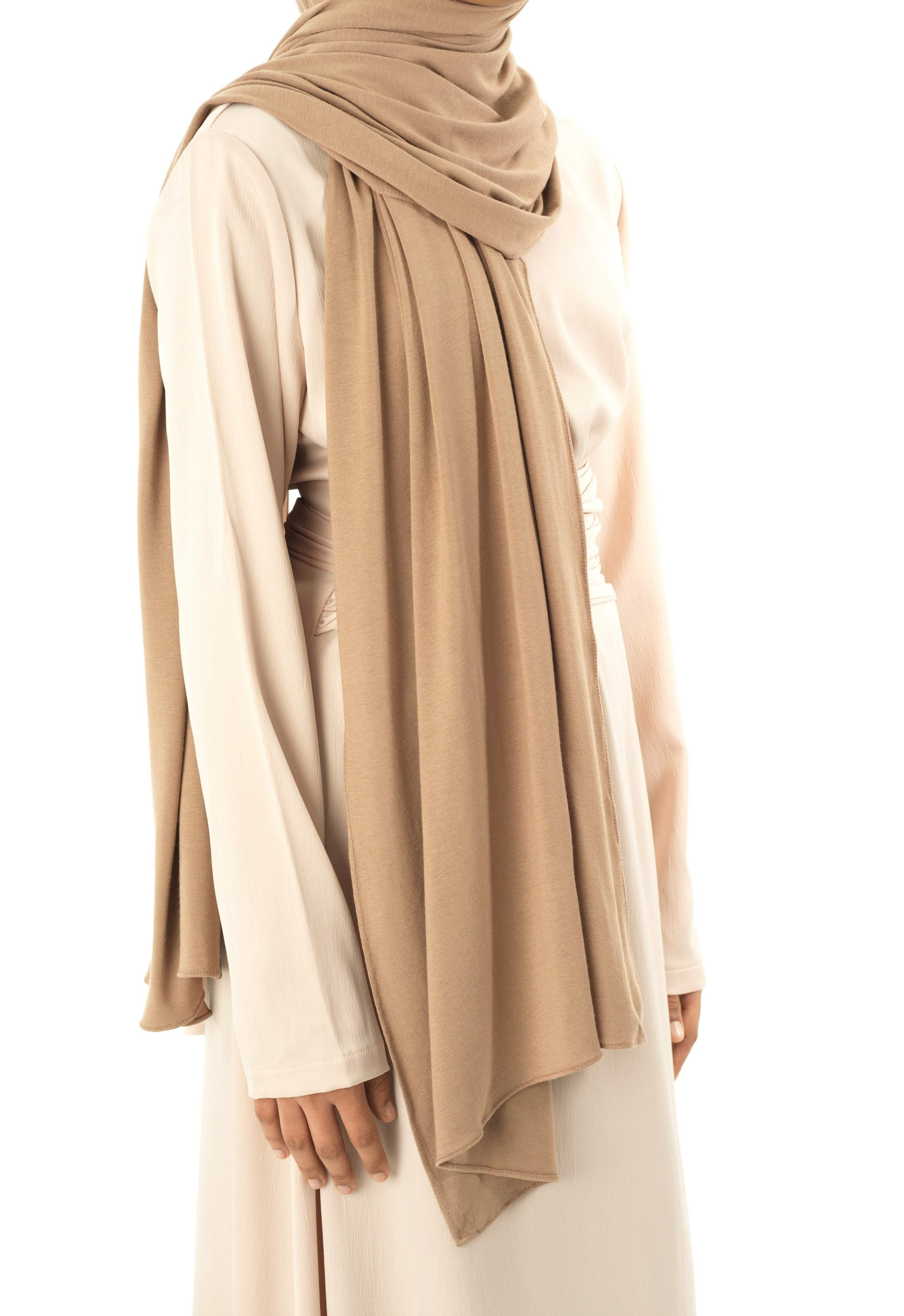 Mocha Signature Jersey Hijab Kabayare