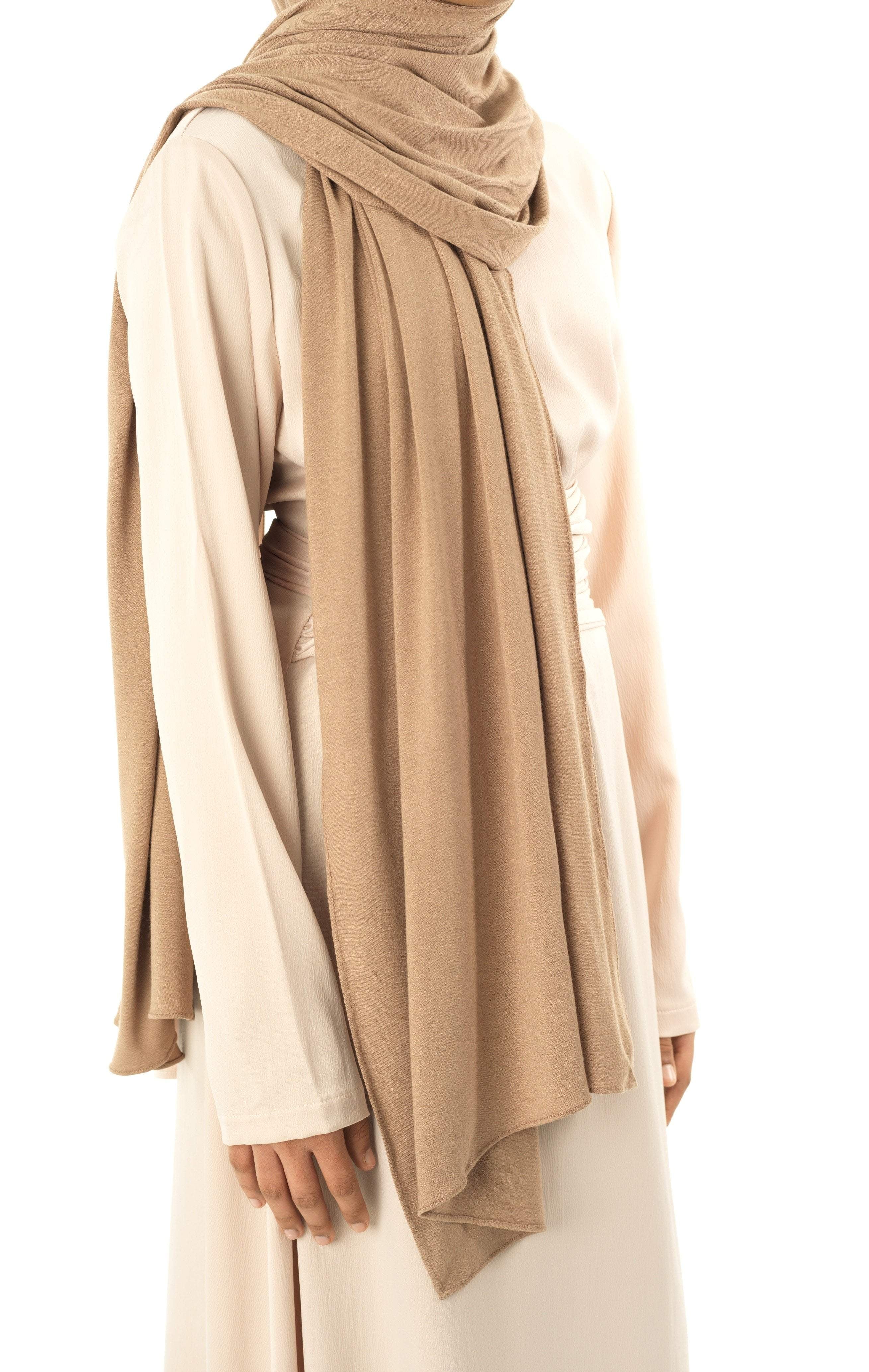 Mocha Signature Jersey Hijab Kabayare