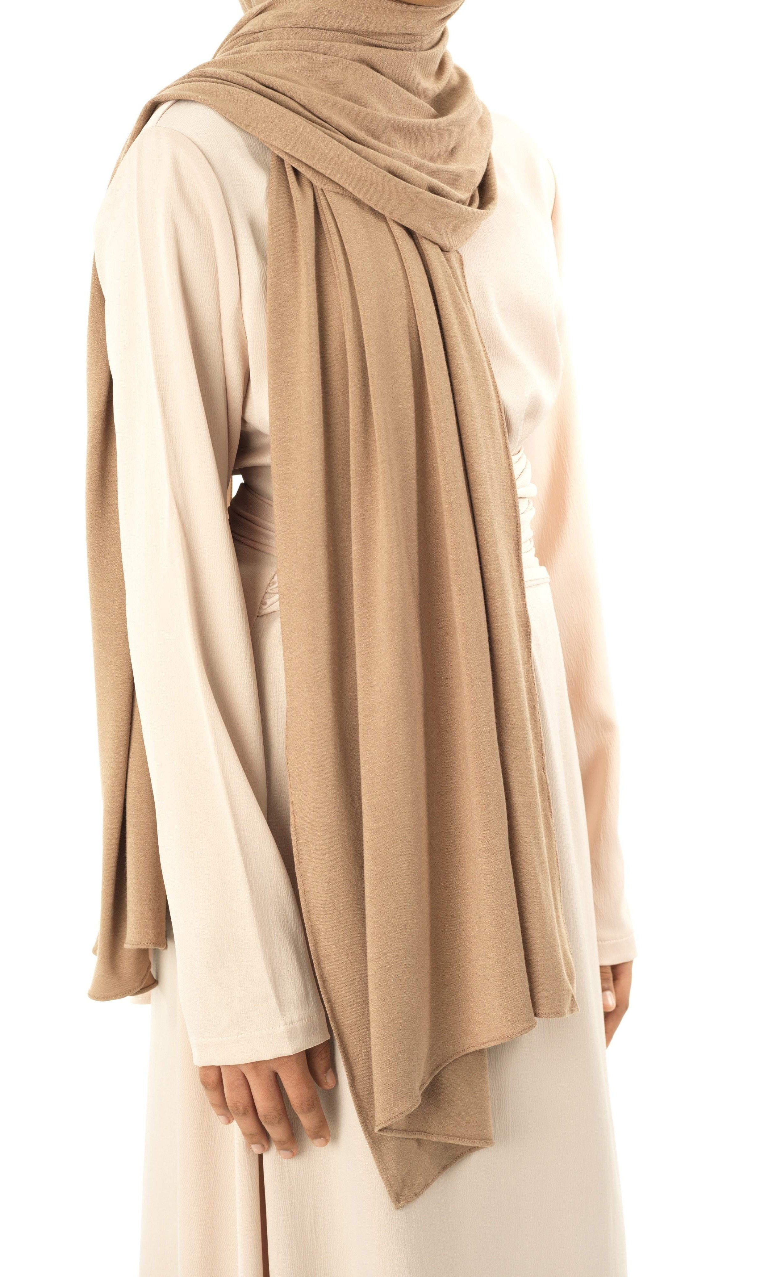 Mocha Signature Jersey Hijab Kabayare