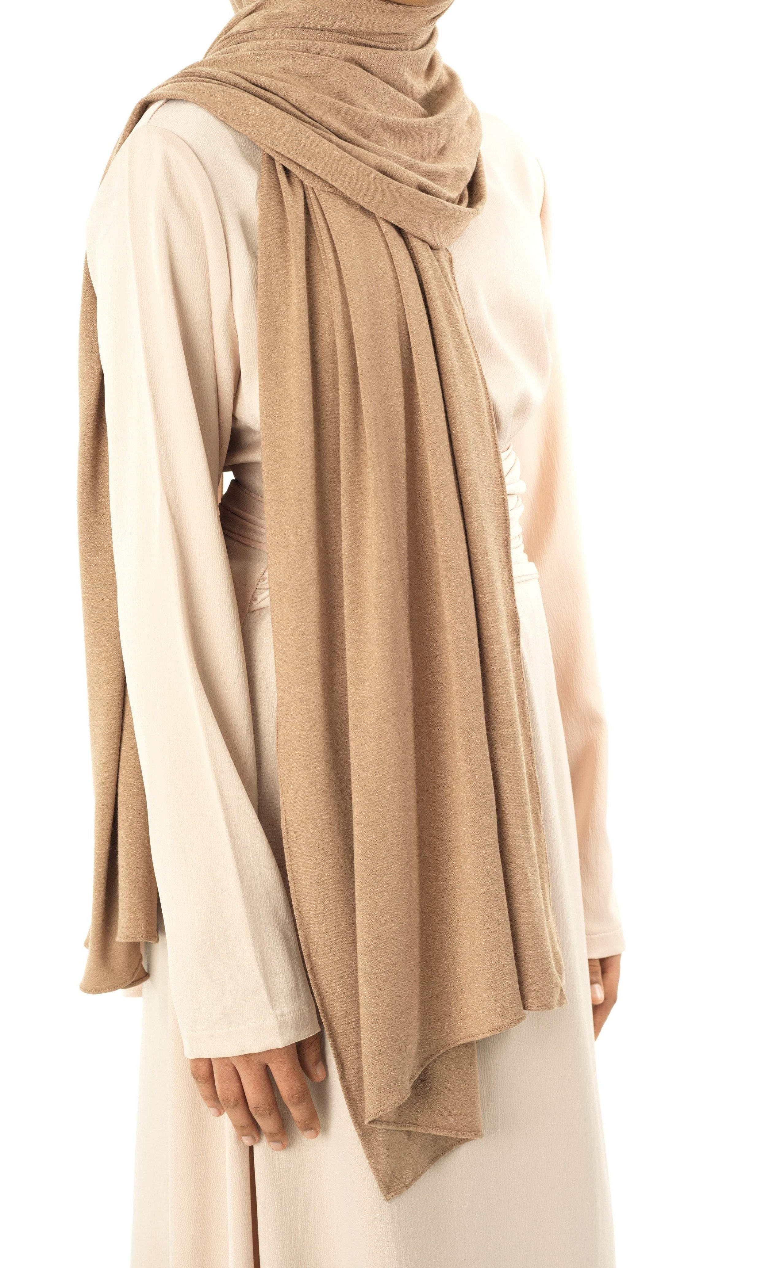 Mocha Signature Jersey Hijab Kabayare