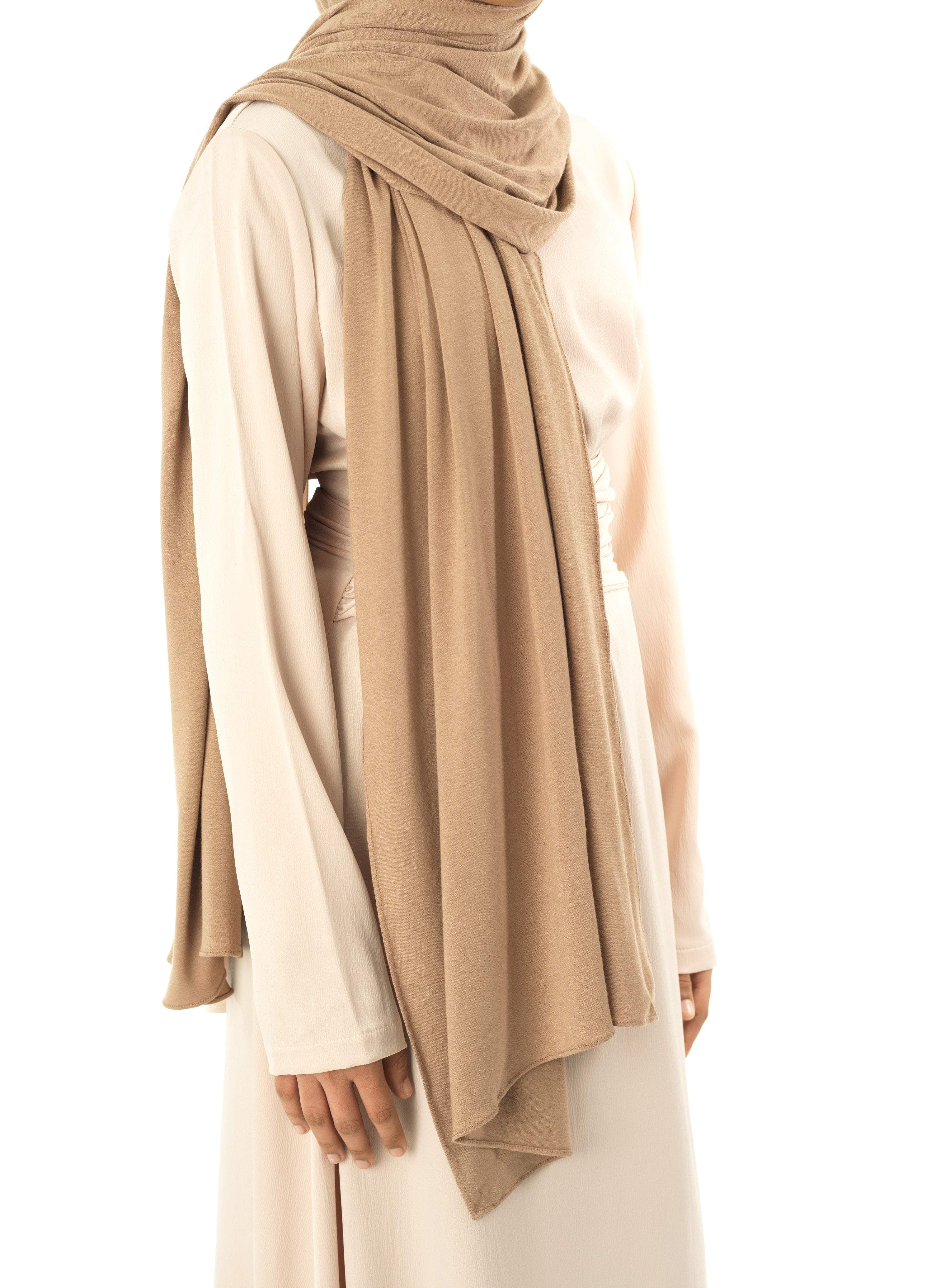 Mocha Signature Jersey Hijab Kabayare