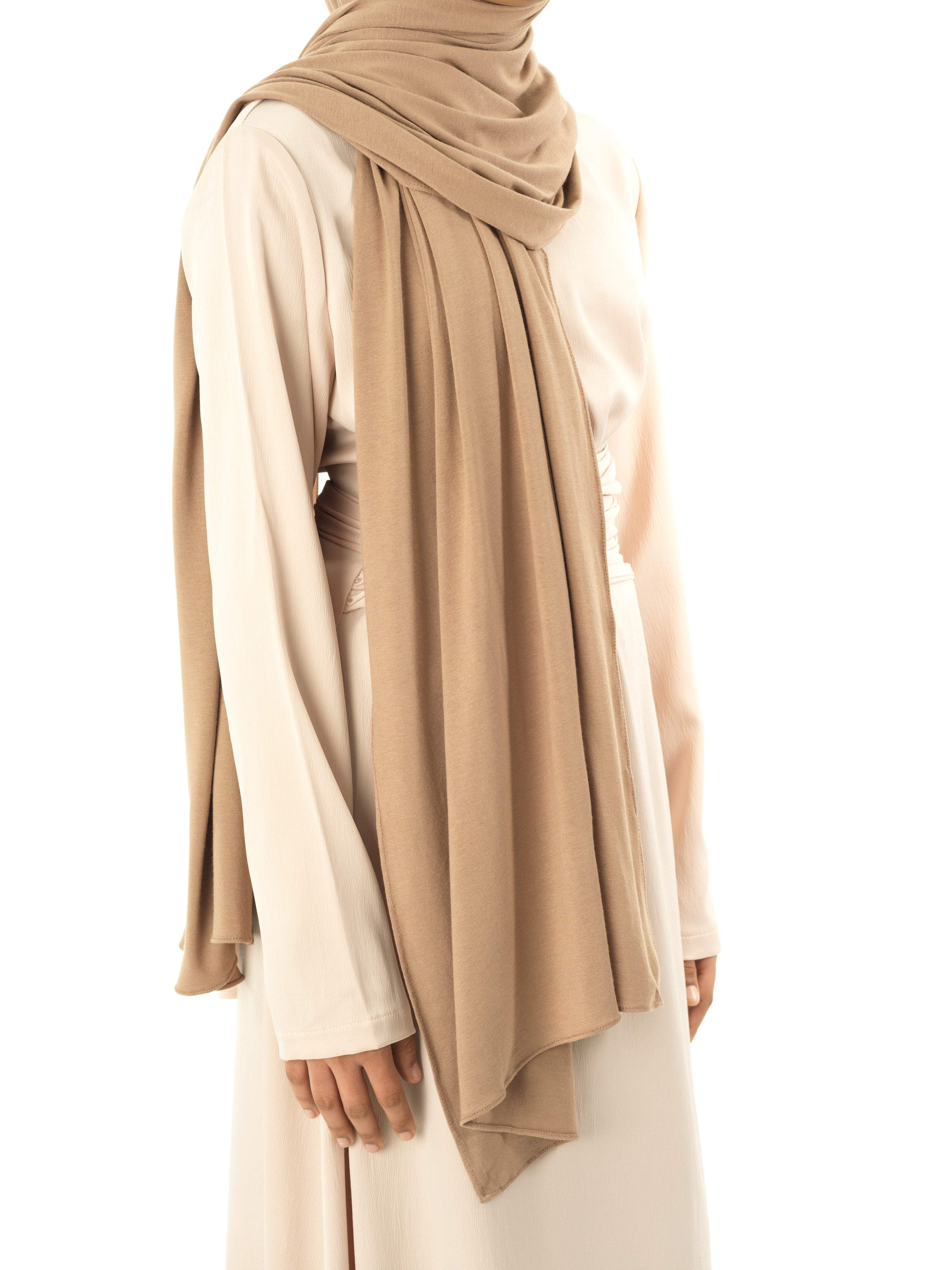 Mocha Signature Jersey Hijab Kabayare