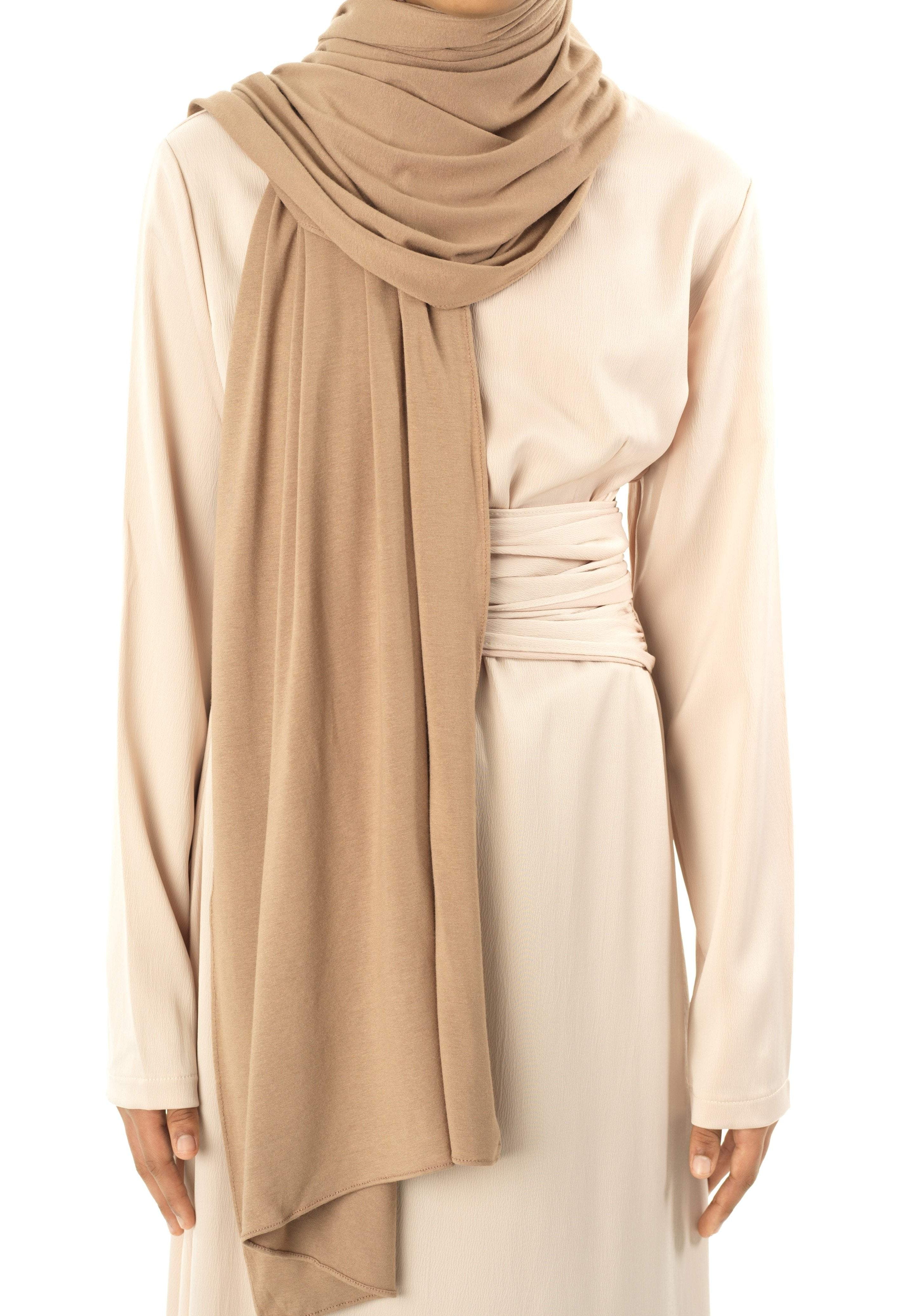 Mocha Signature Jersey Hijab Kabayare