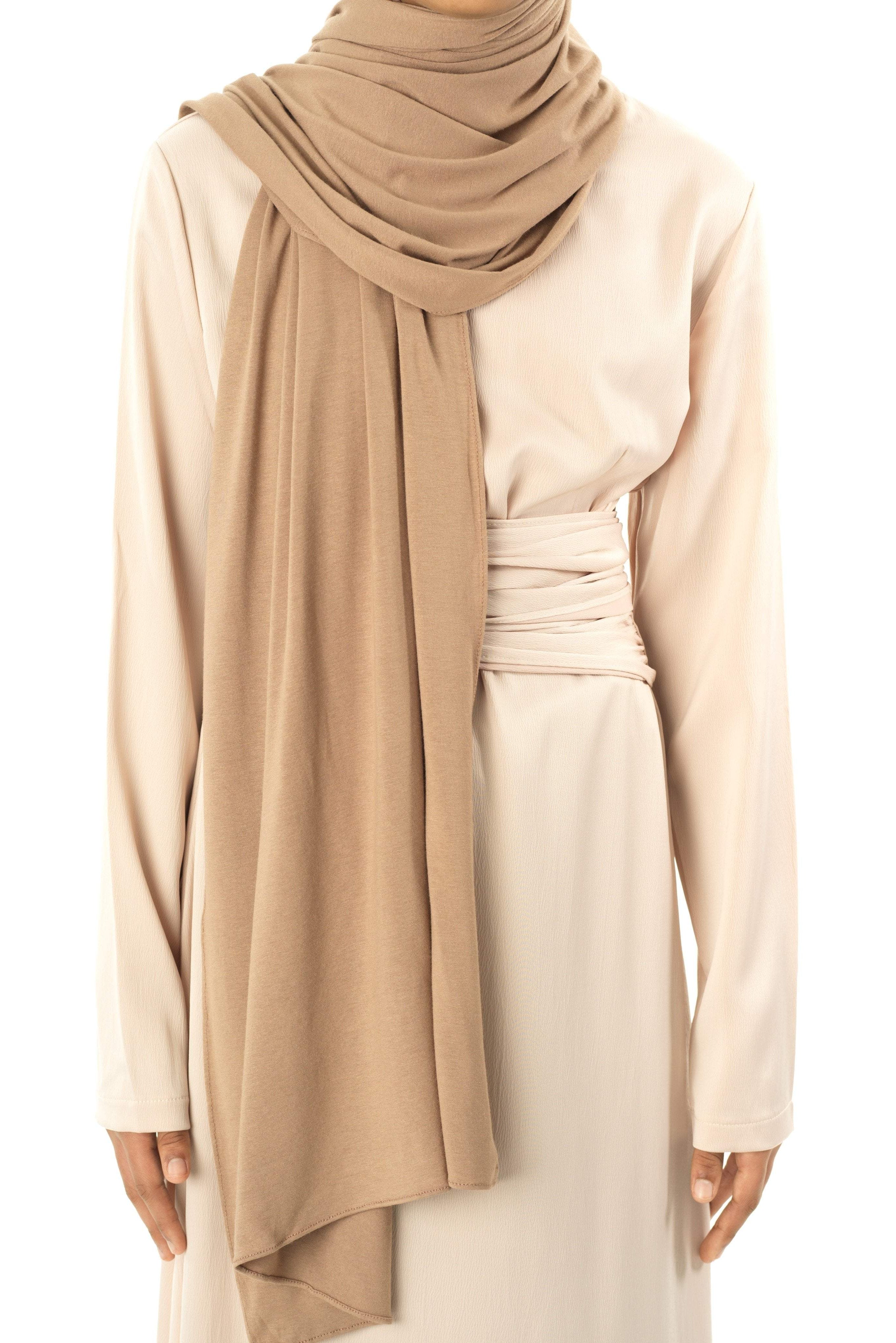 Mocha Signature Jersey Hijab Kabayare