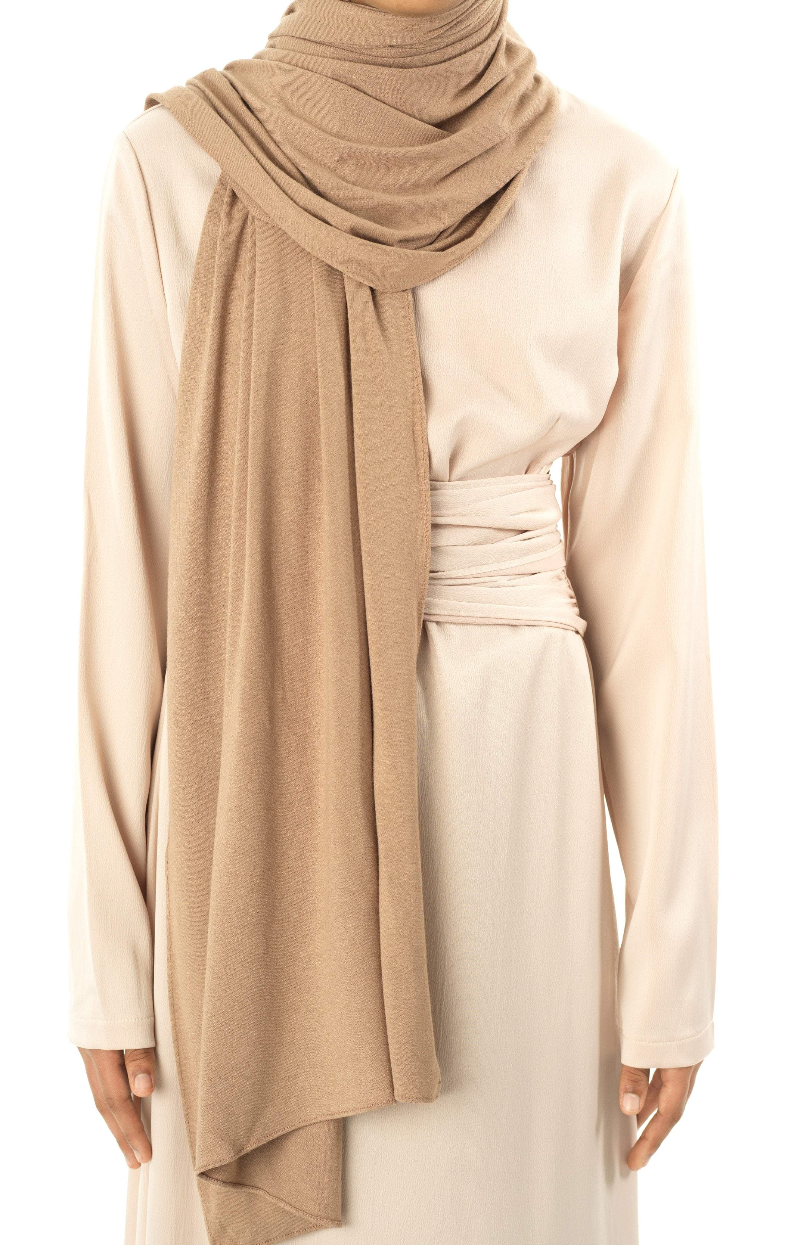 Mocha Signature Jersey Hijab Kabayare