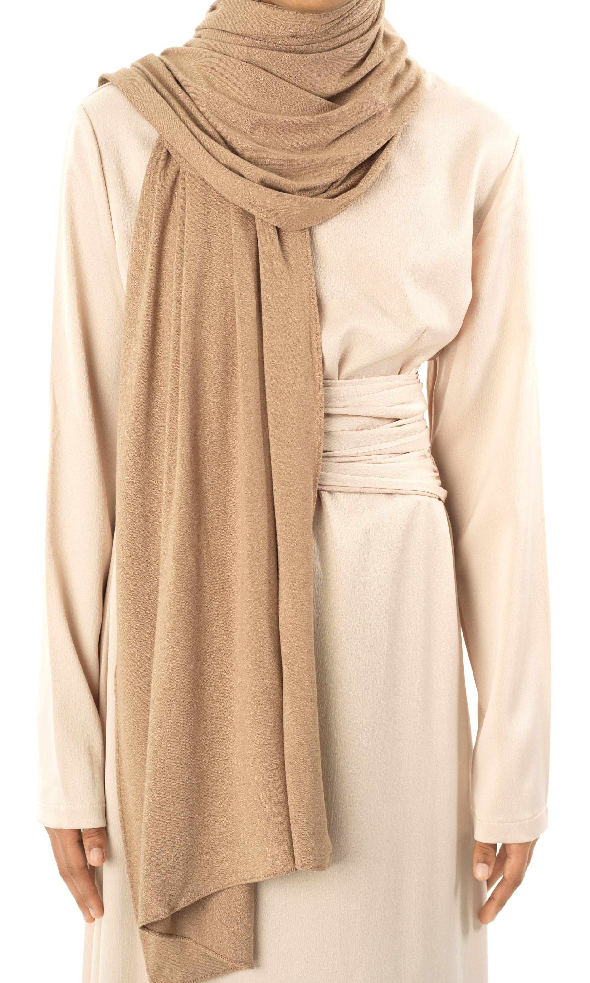 Mocha Signature Jersey Hijab Kabayare