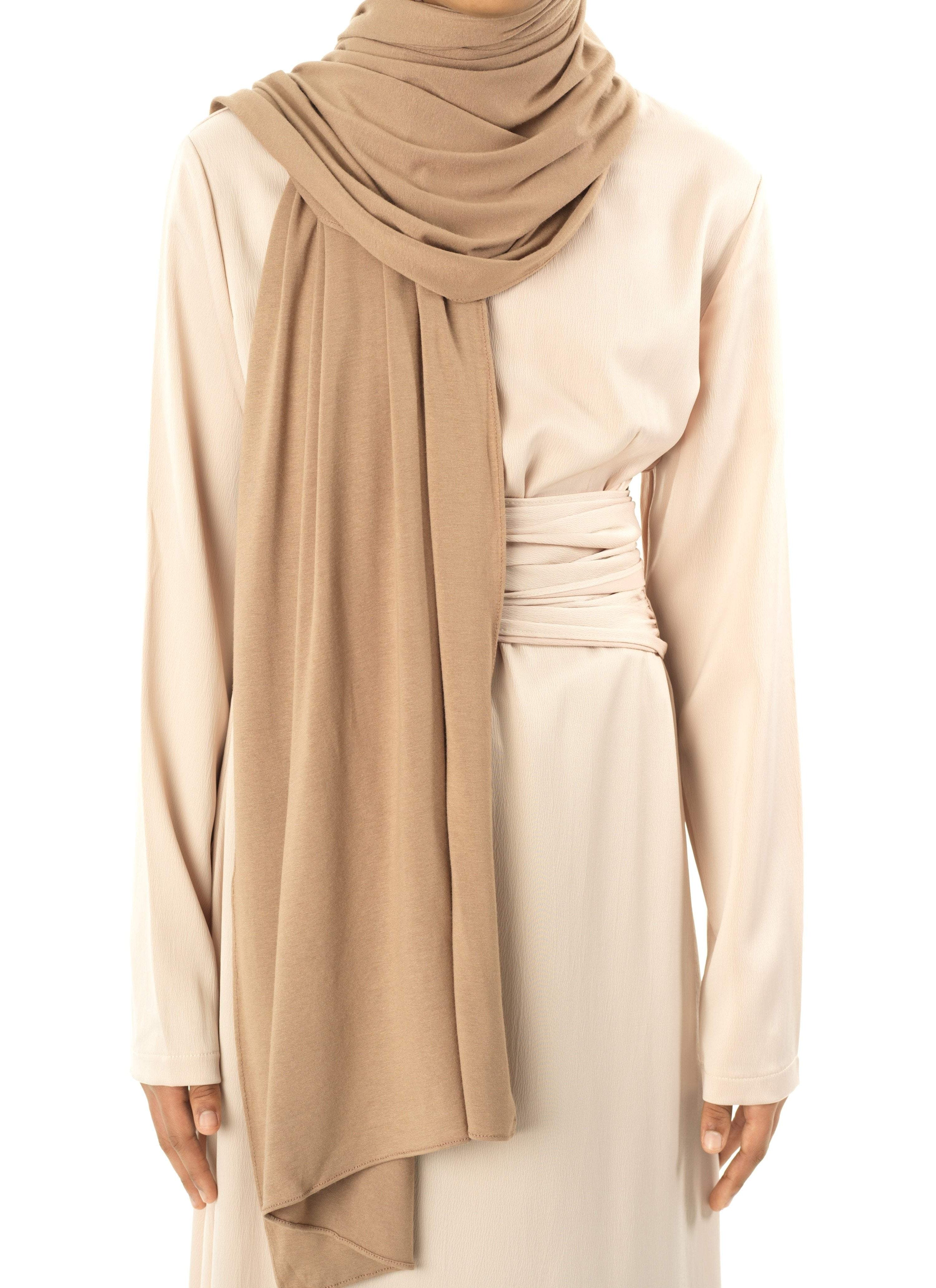 Mocha Signature Jersey Hijab Kabayare