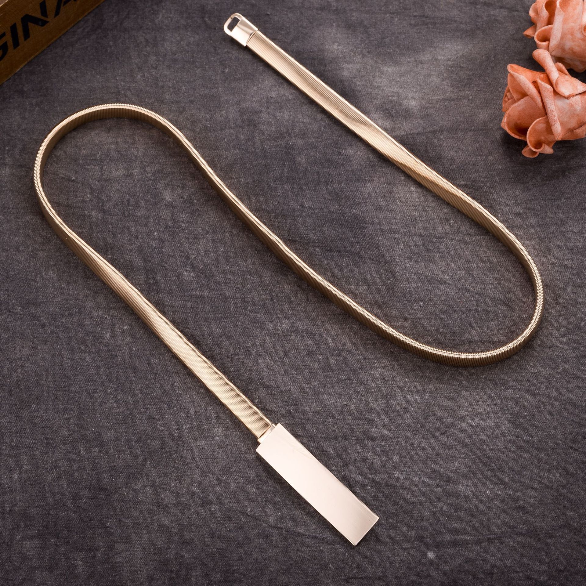 Modern gold Block belt Kabayare