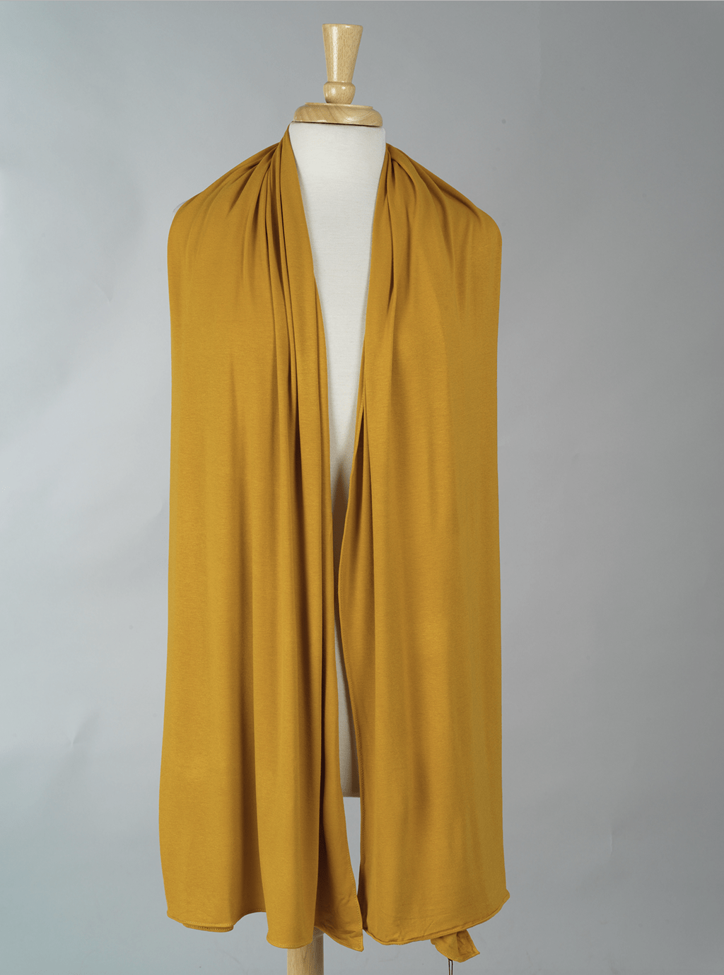 Mustard Premium jersey hijab Kabayare