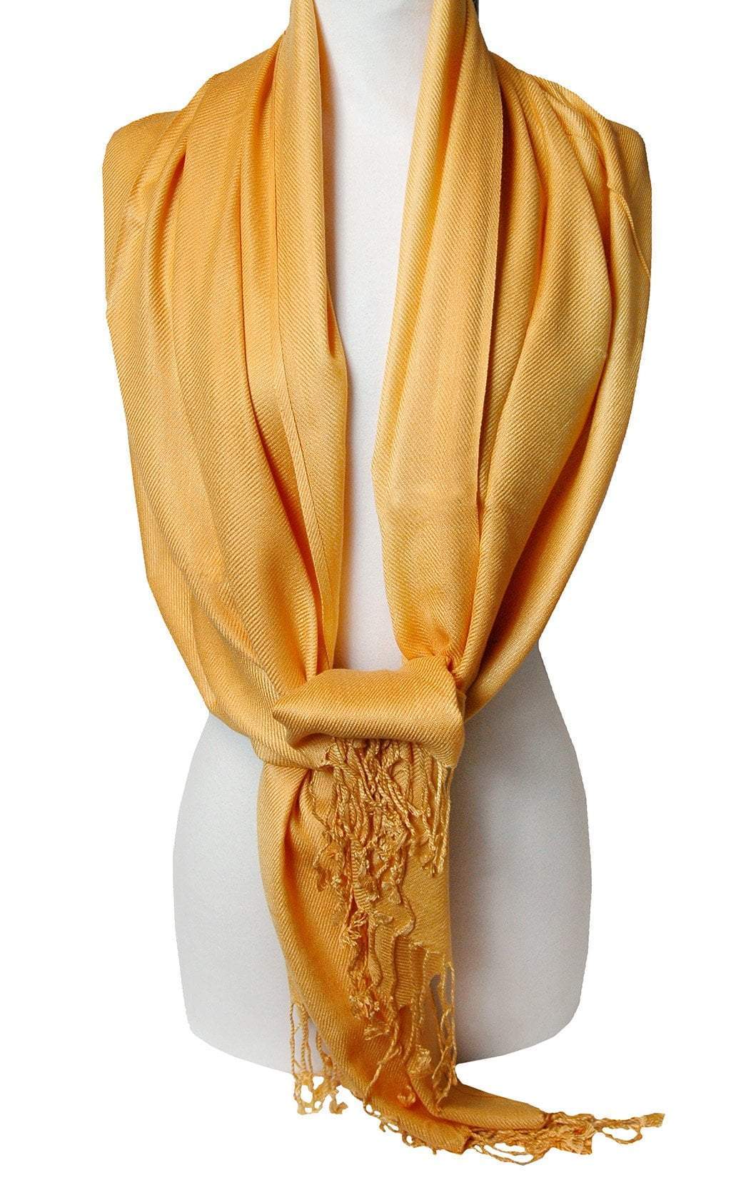 Mustard Yellow Pashmina Scarf Kabayare