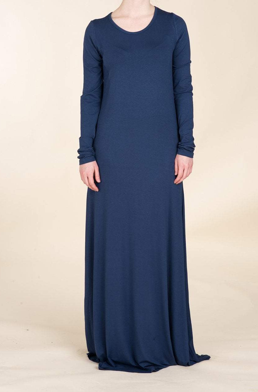 Navy Blue Cotton Candy Dress Kabayare