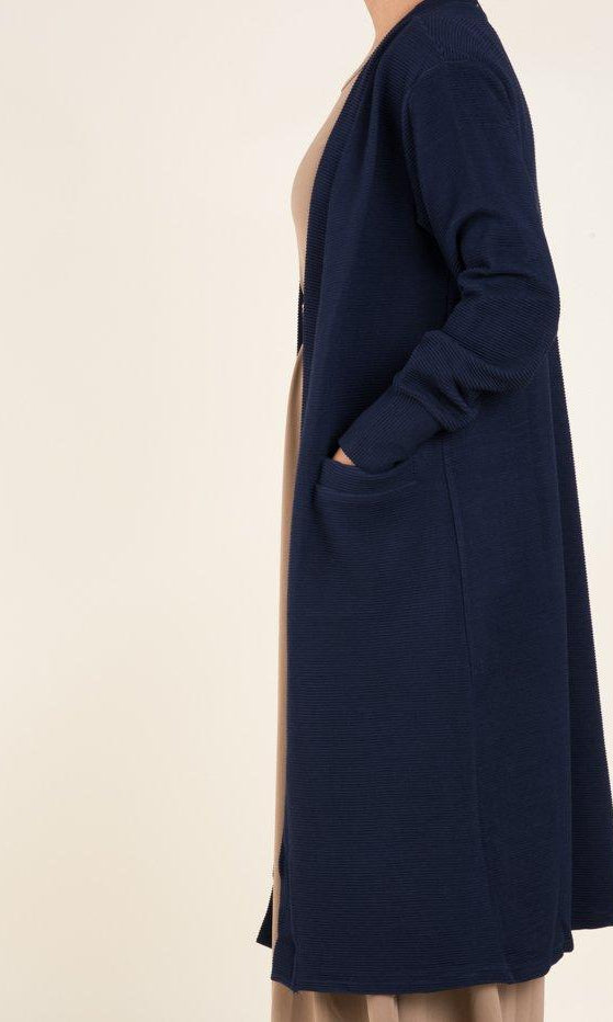 Navy cozy signature sweater Kabayare