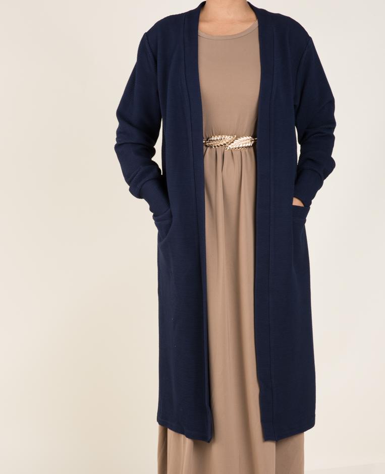 Navy cozy signature sweater Kabayare