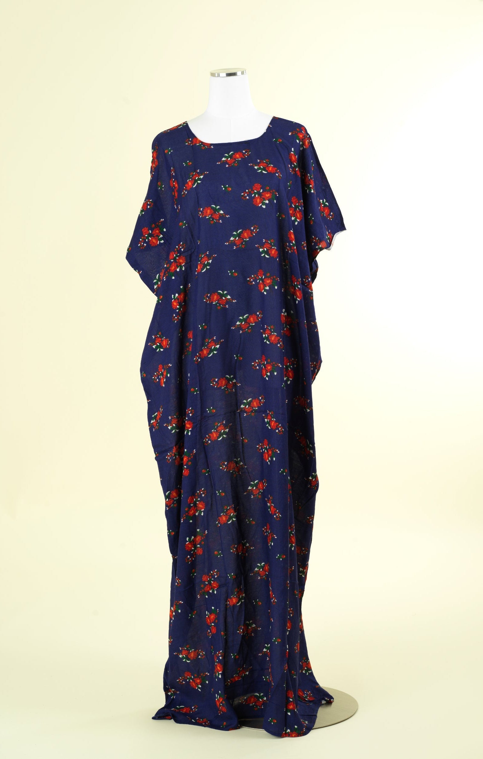 navy floral print bati dress Kabayare