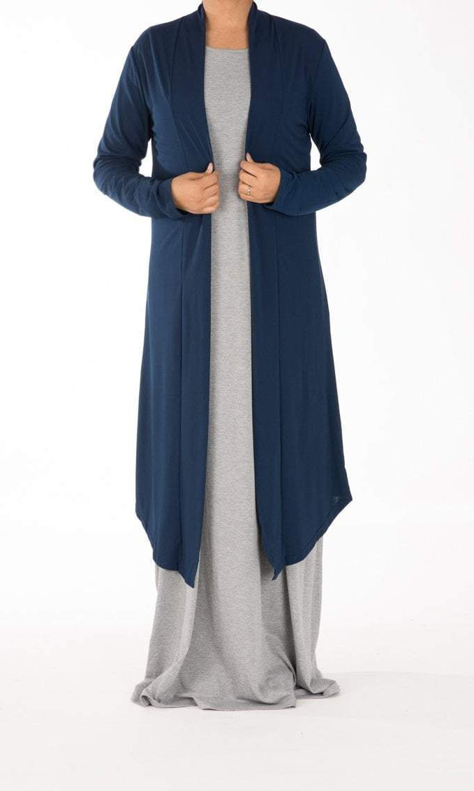 Navy Maxi Cardigan Kabayare