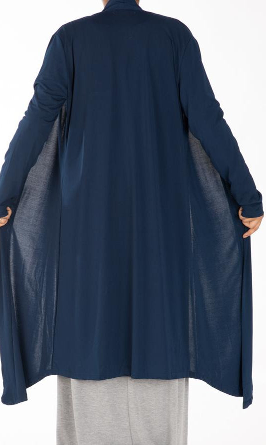 Navy Maxi Cardigan Kabayare