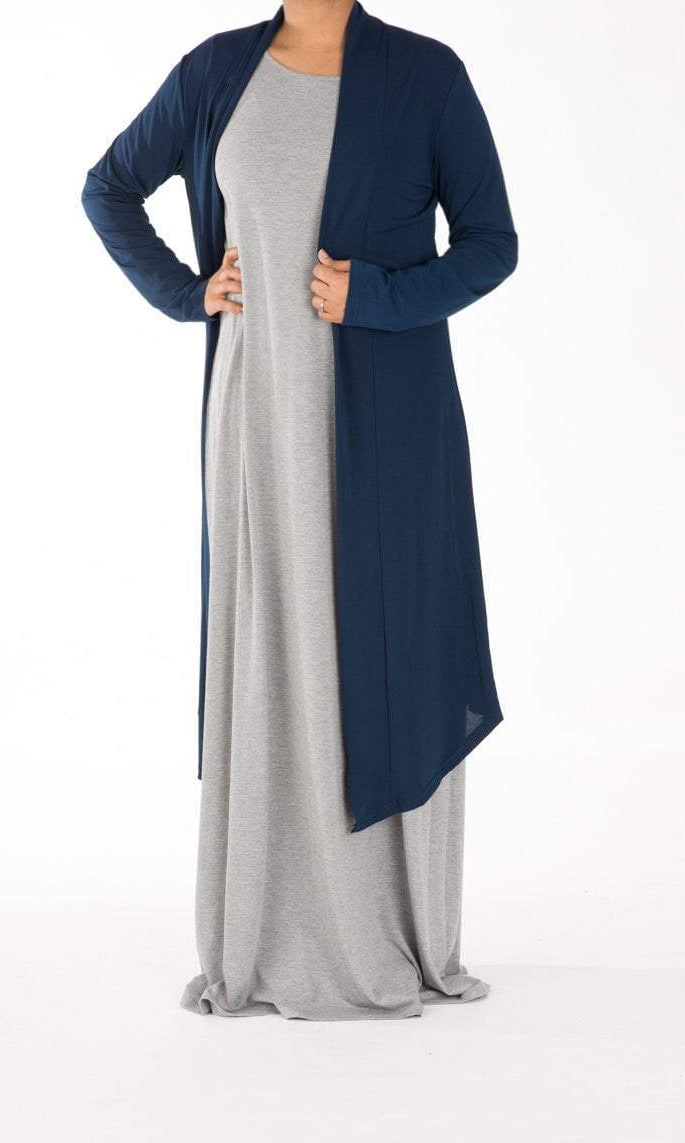 Navy Maxi Cardigan Kabayare