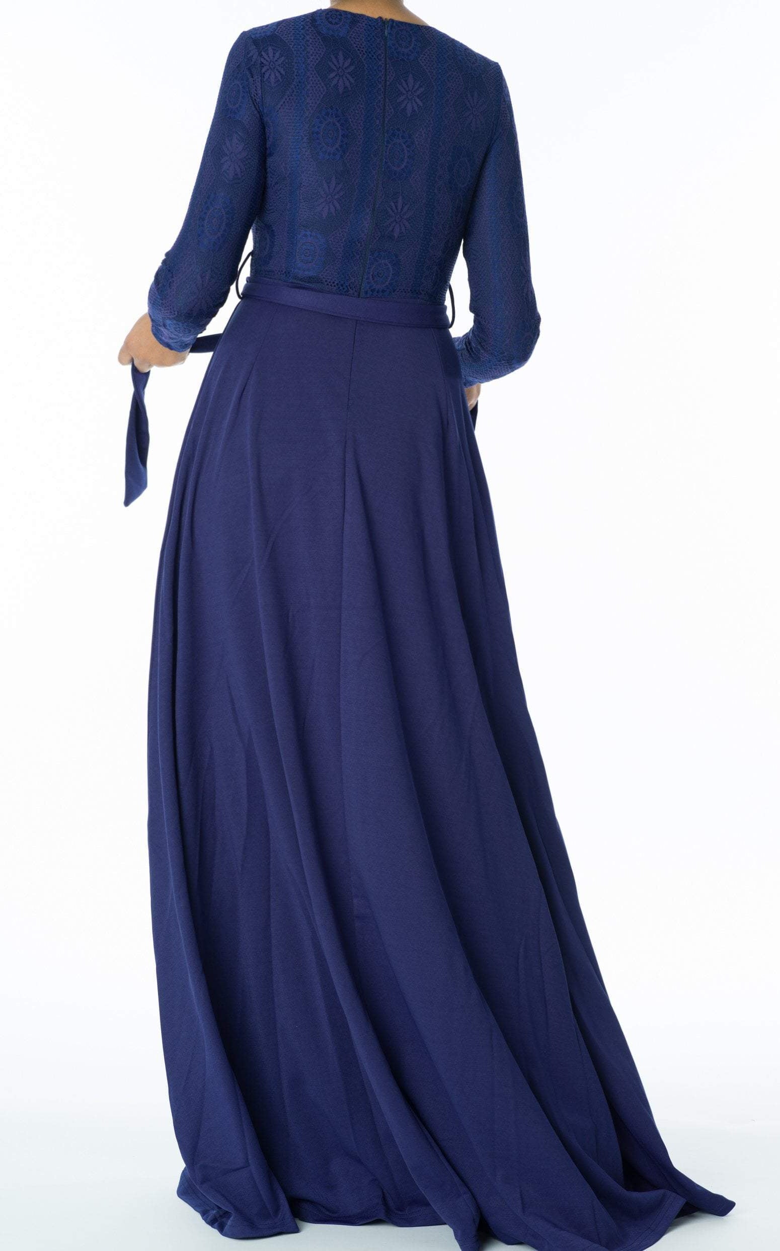 Navy reema maxi dress Kabayare