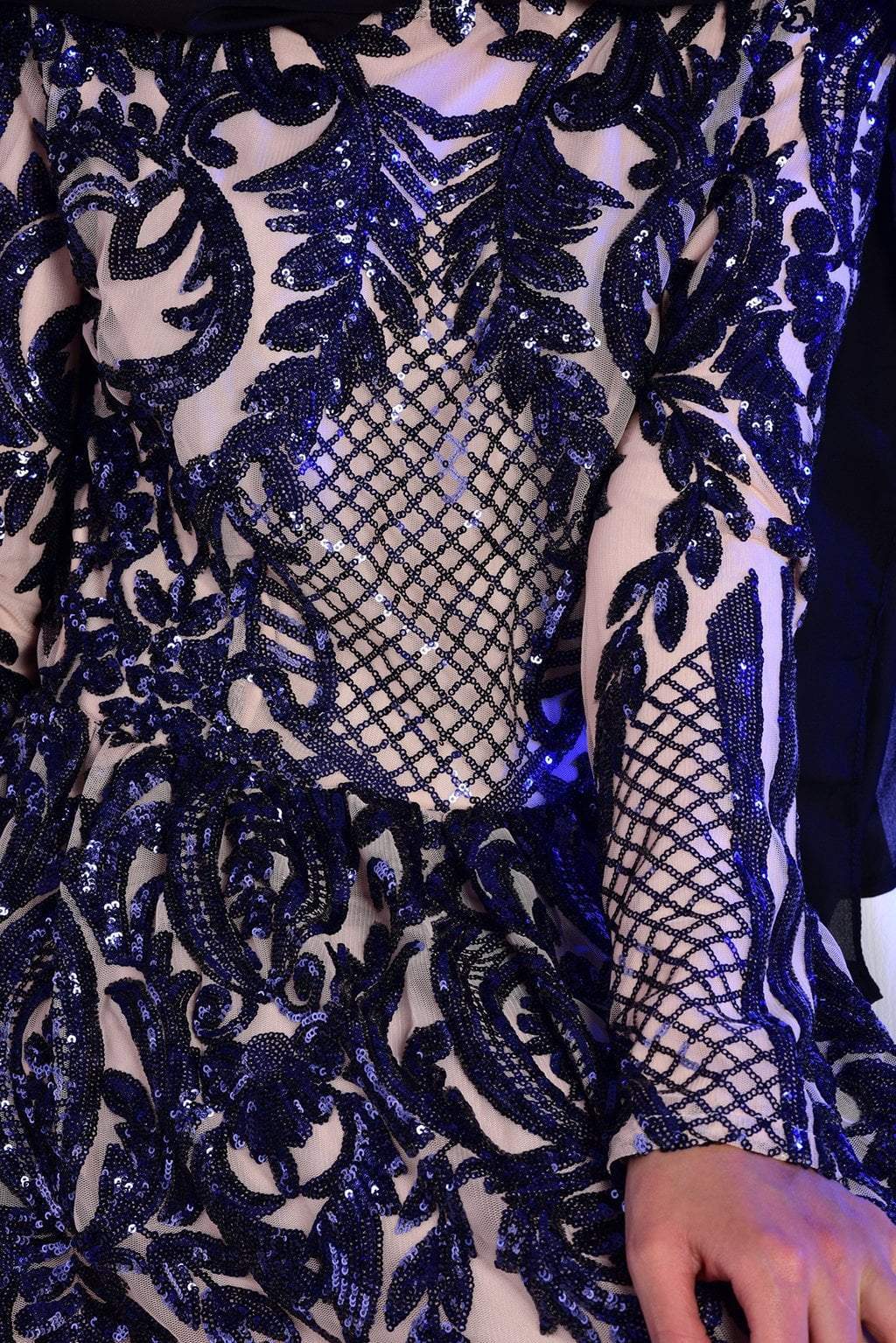 Navy sophisticated Gown Kabayare