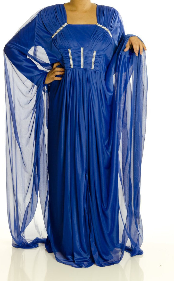 Navy Valet Butterfly Kaftan Kabayare