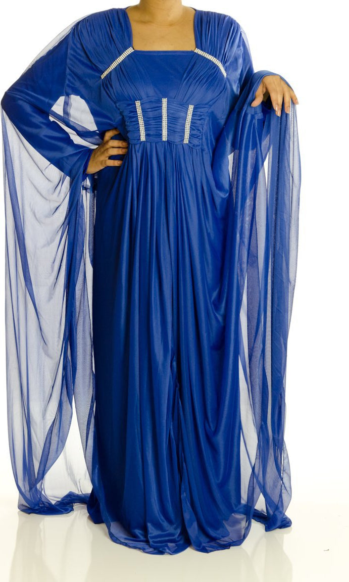 Navy Valet Butterfly Kaftan Kabayare