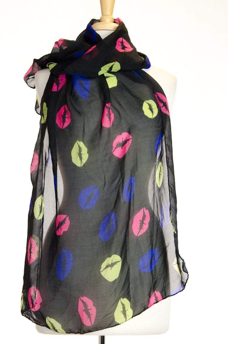 Neon Kisses Scarf Kabayare