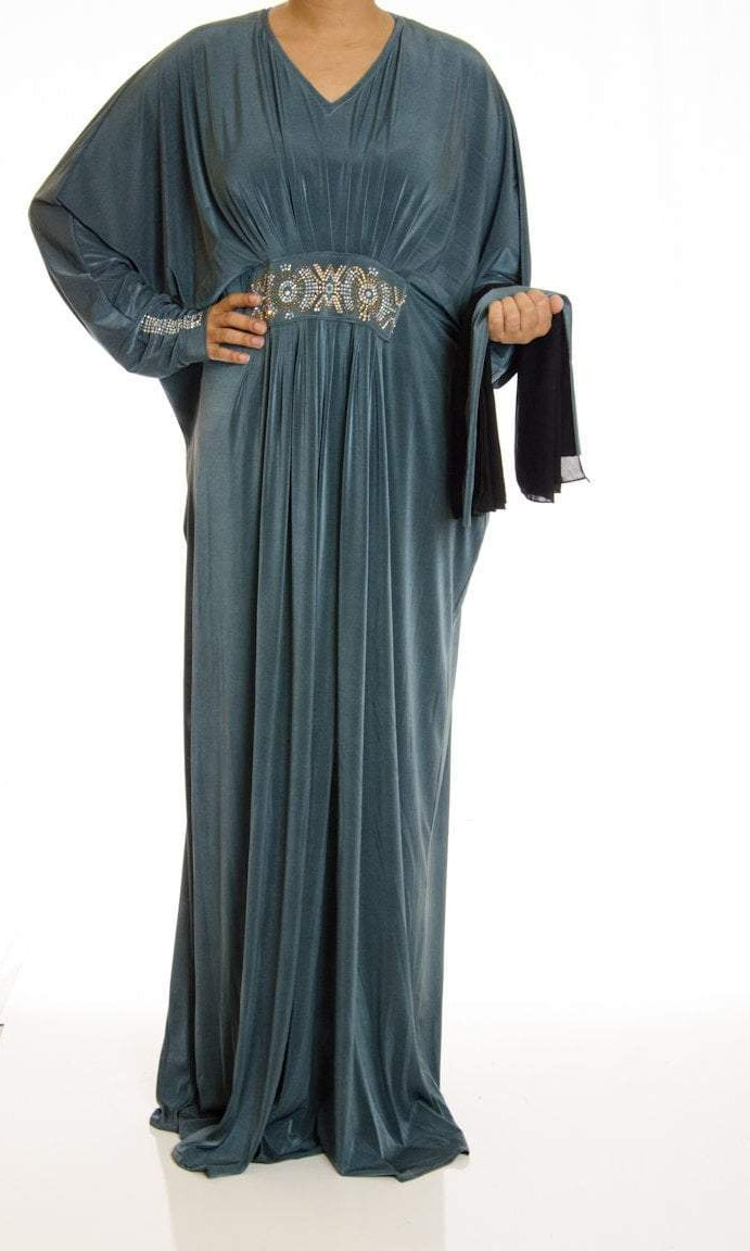 Nina Butterfly Jersey Abaya Kabayare