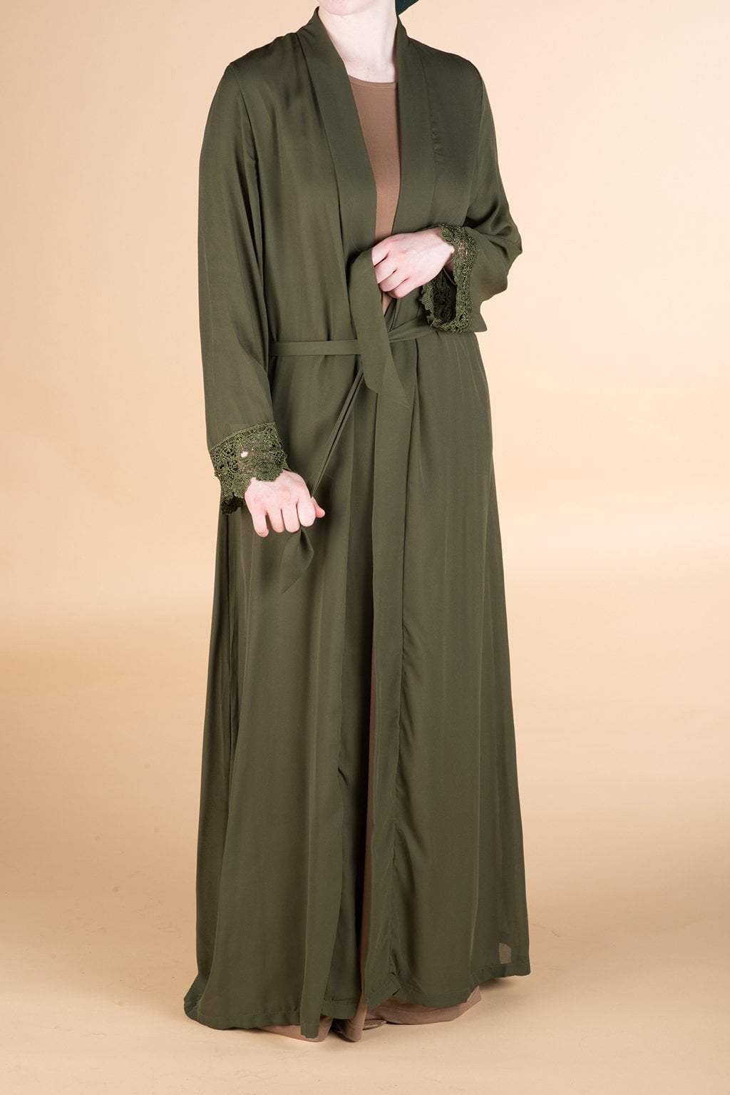 Olive aesthetically kimono Kabayare