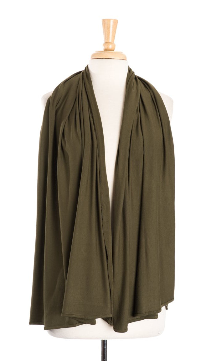 Olive Signature Jersey Hijab Kabayare