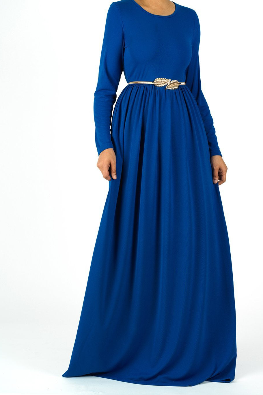 Original milk silk Long sleeve Maxi dress Kabayare