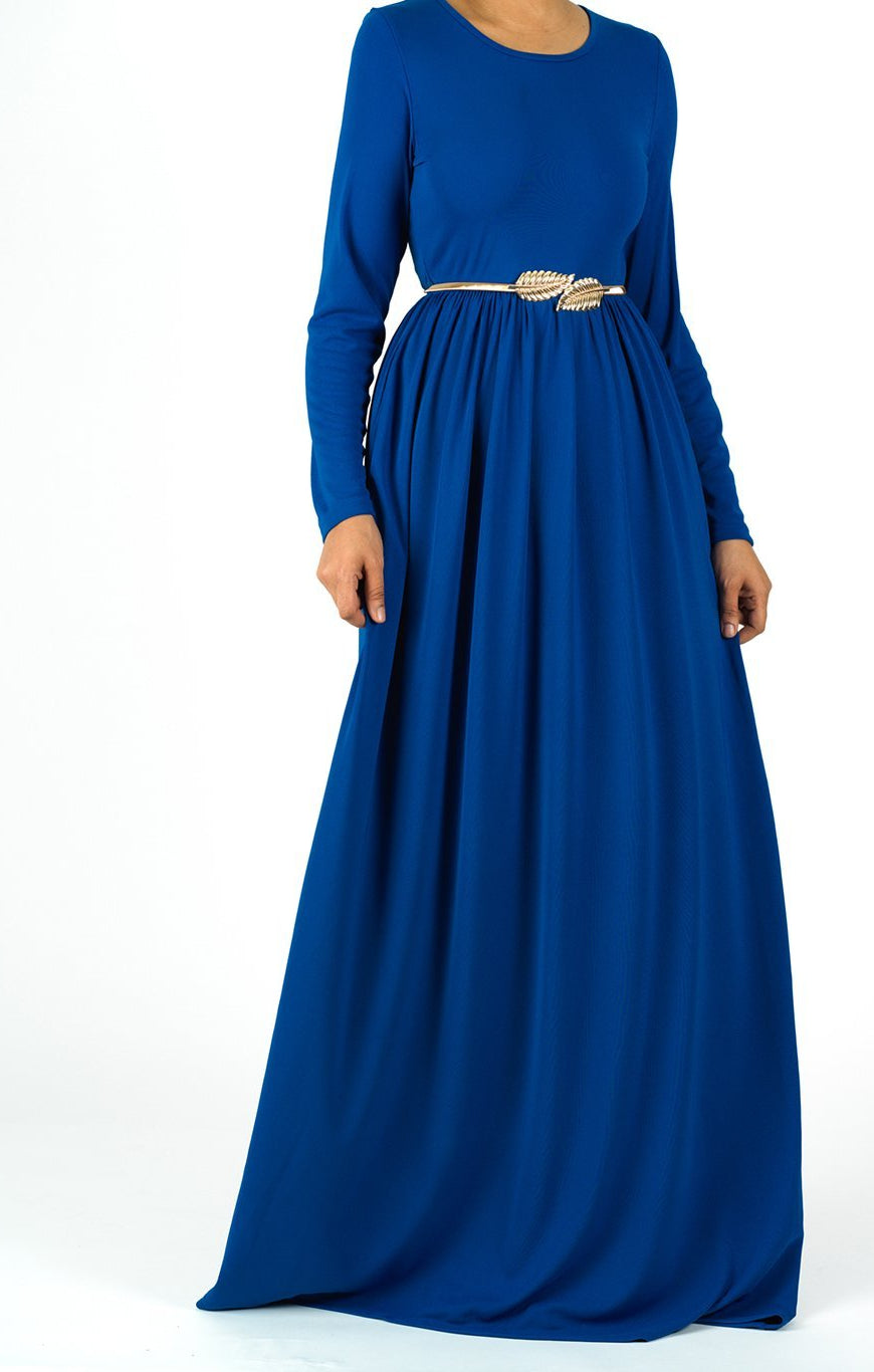 Original milk silk Long sleeve Maxi dress Kabayare