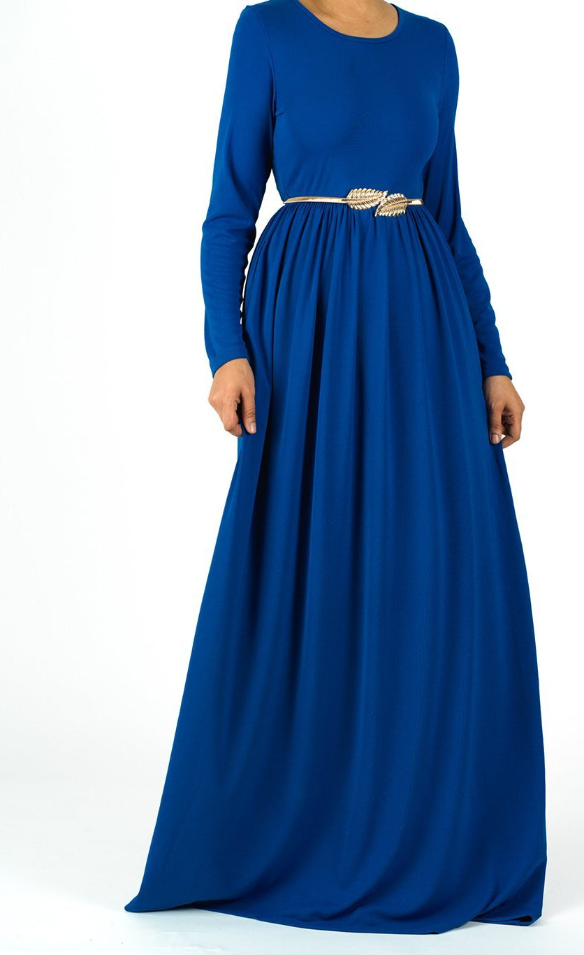 Original milk silk Long sleeve Maxi dress Kabayare