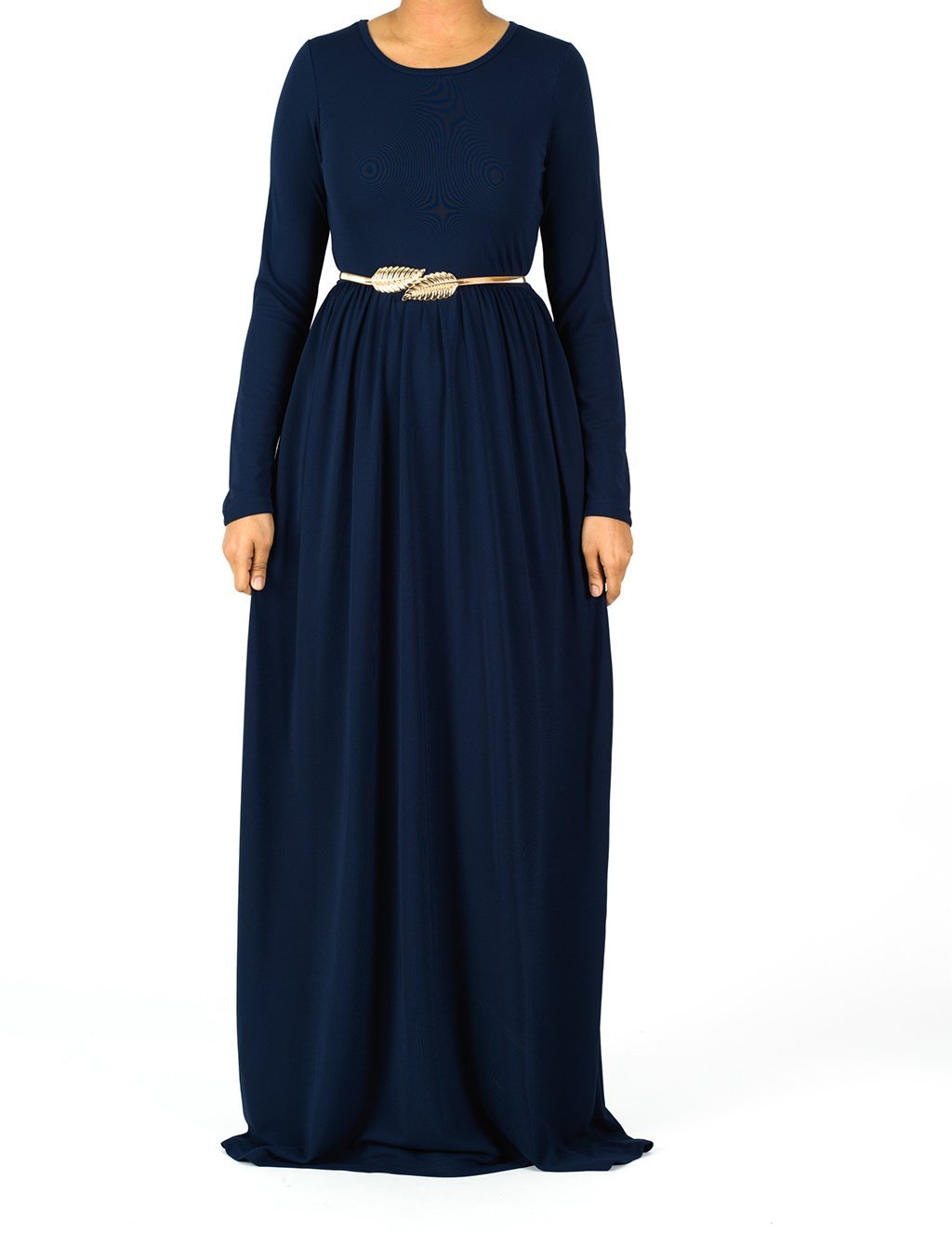 Original milk silk Long sleeve Maxi dress Kabayare