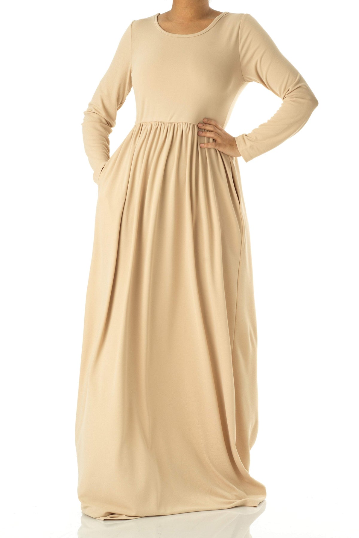 Original milk silk maxi dress Kabayare