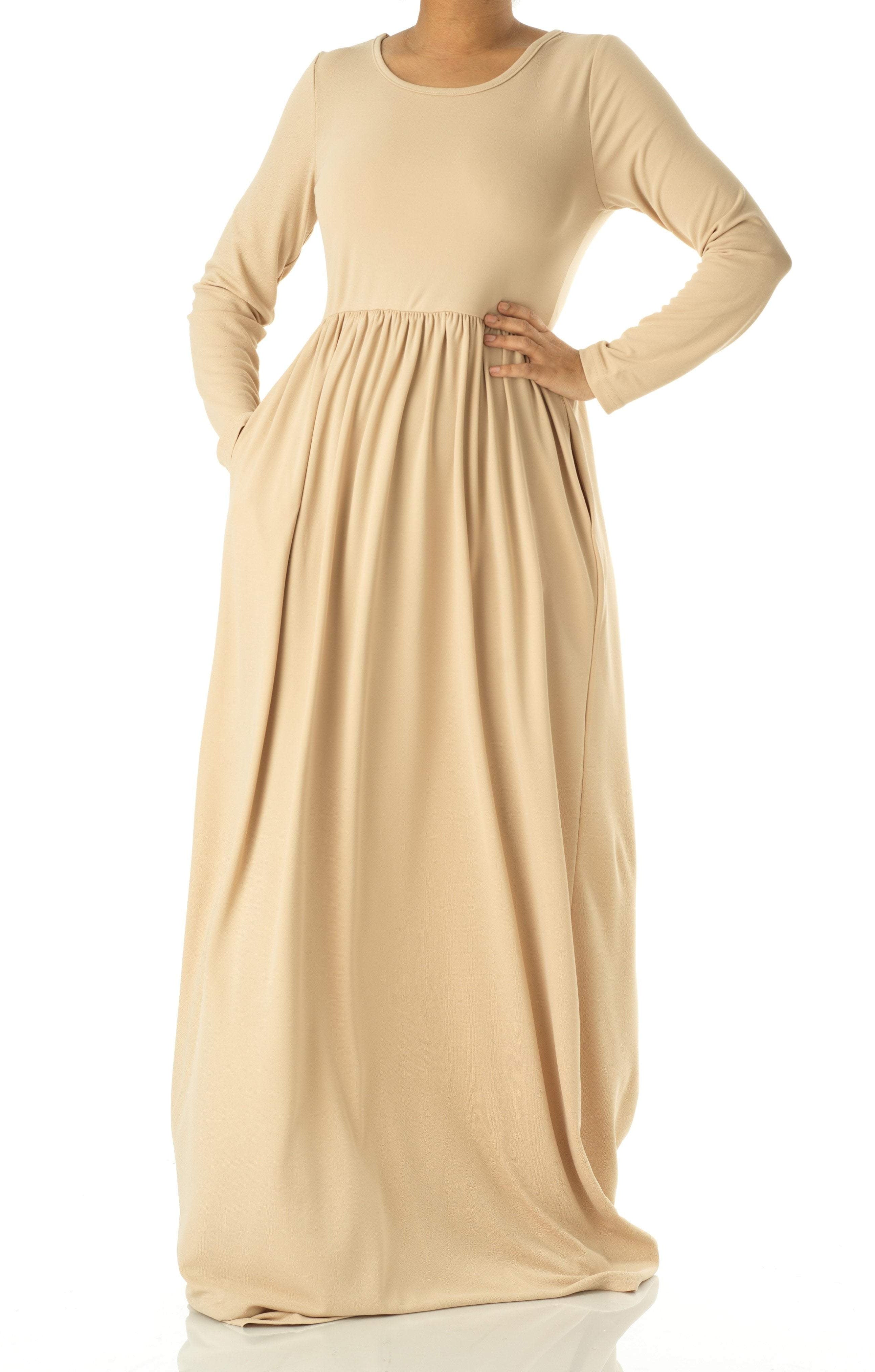 Original milk silk maxi dress Kabayare