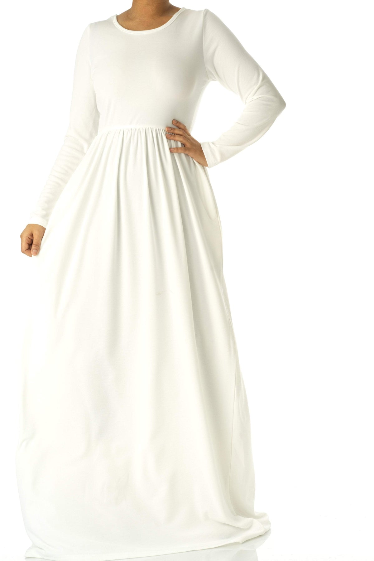 Original milk silk maxi dress Kabayare