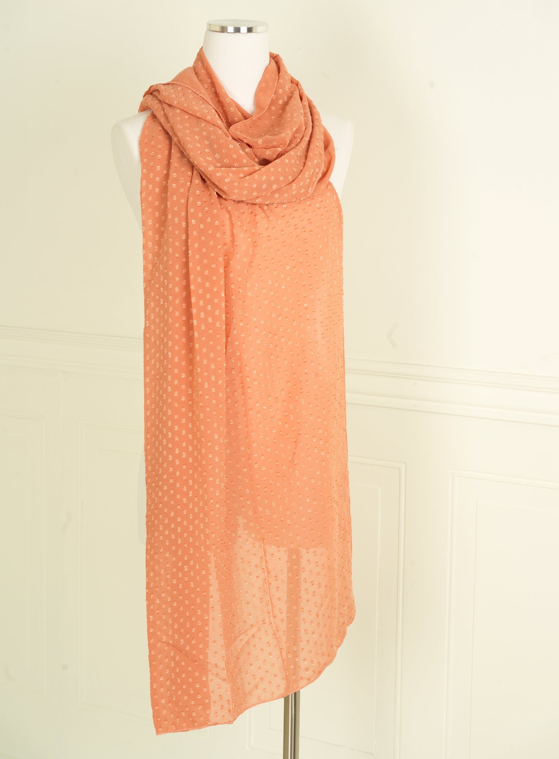 Peach coral Suzanne Scarf KF