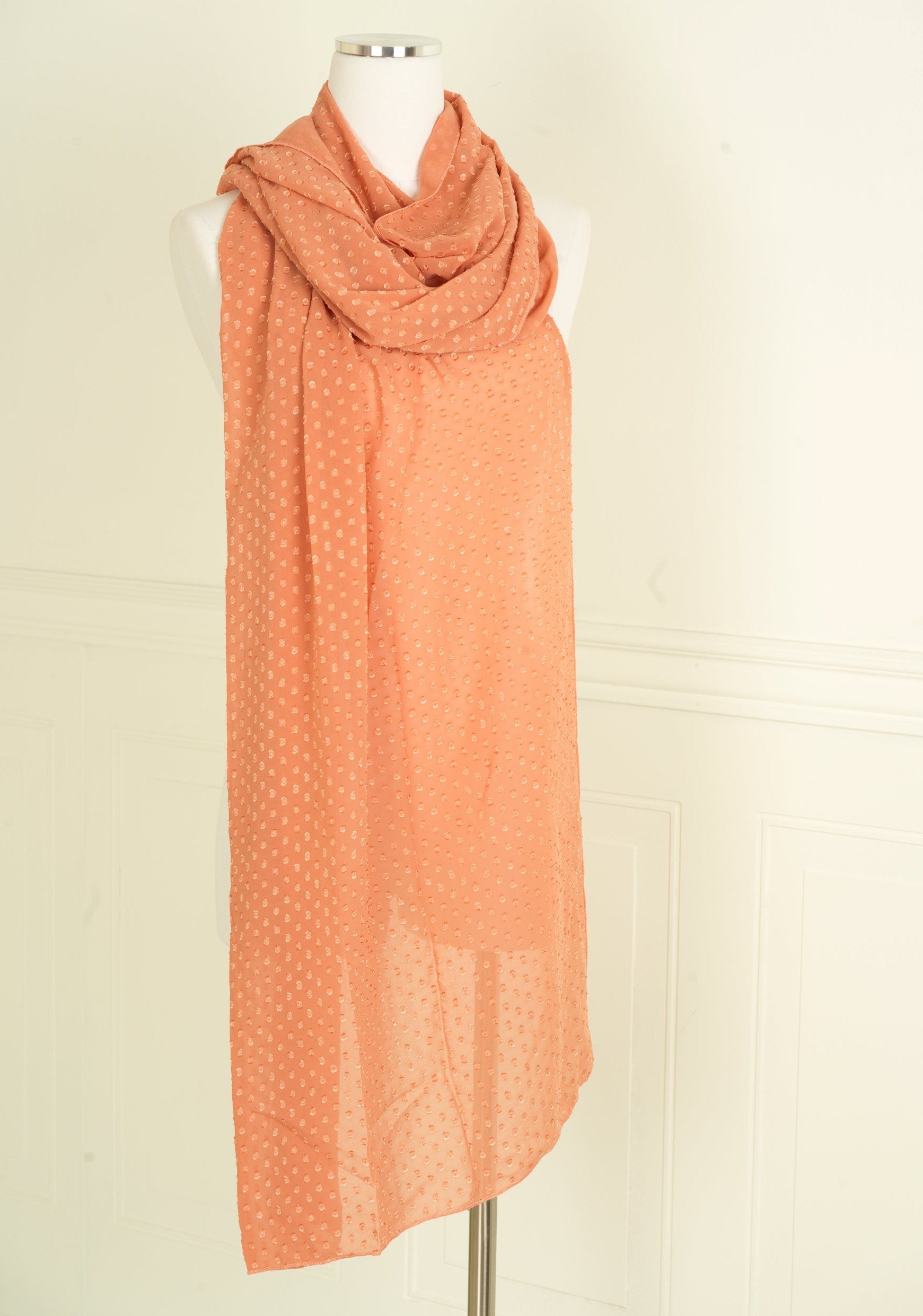 Peach coral Suzanne Scarf KF