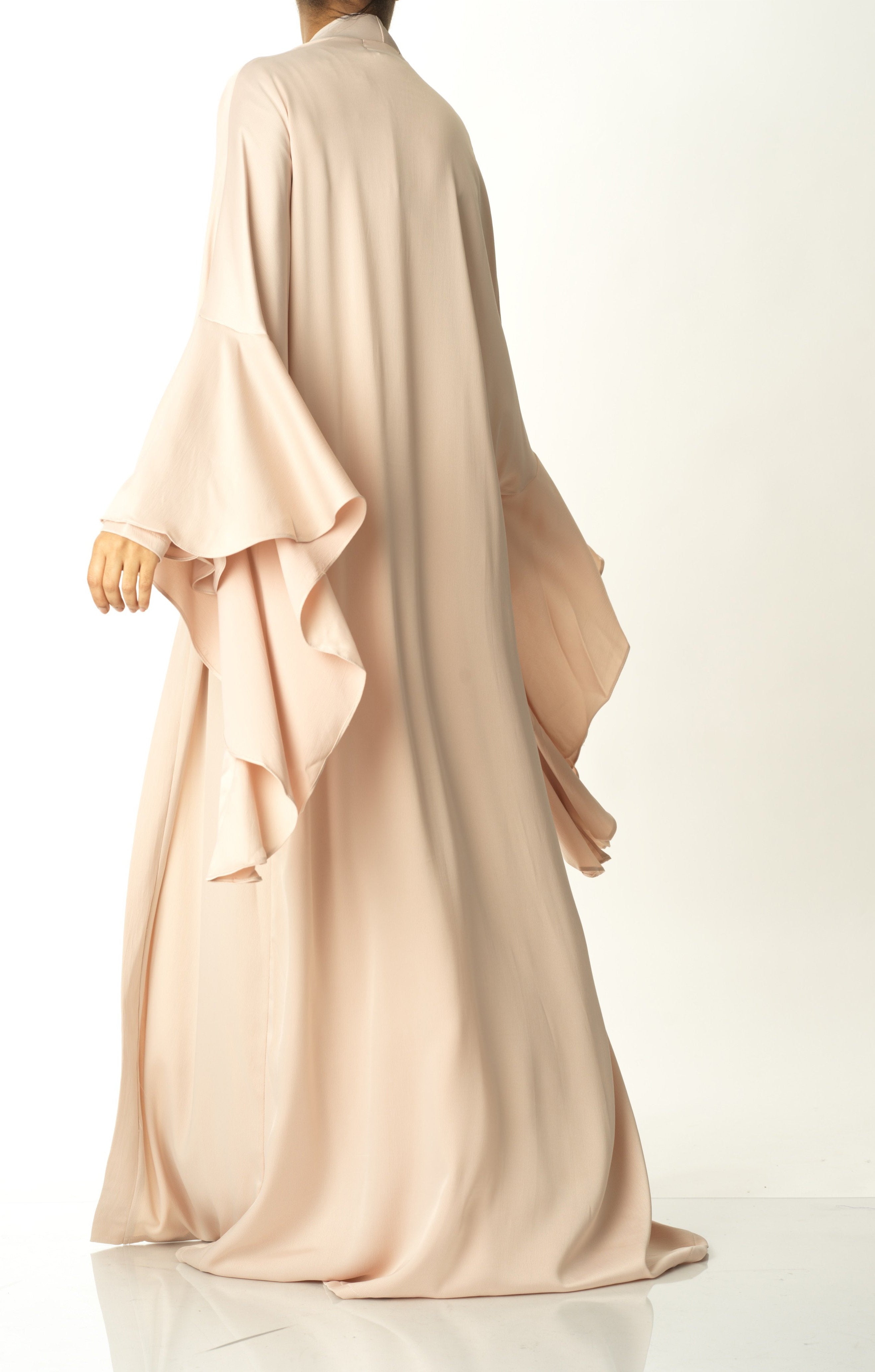 Pearl Abaya queen satin kimono two-piece set Kabayare