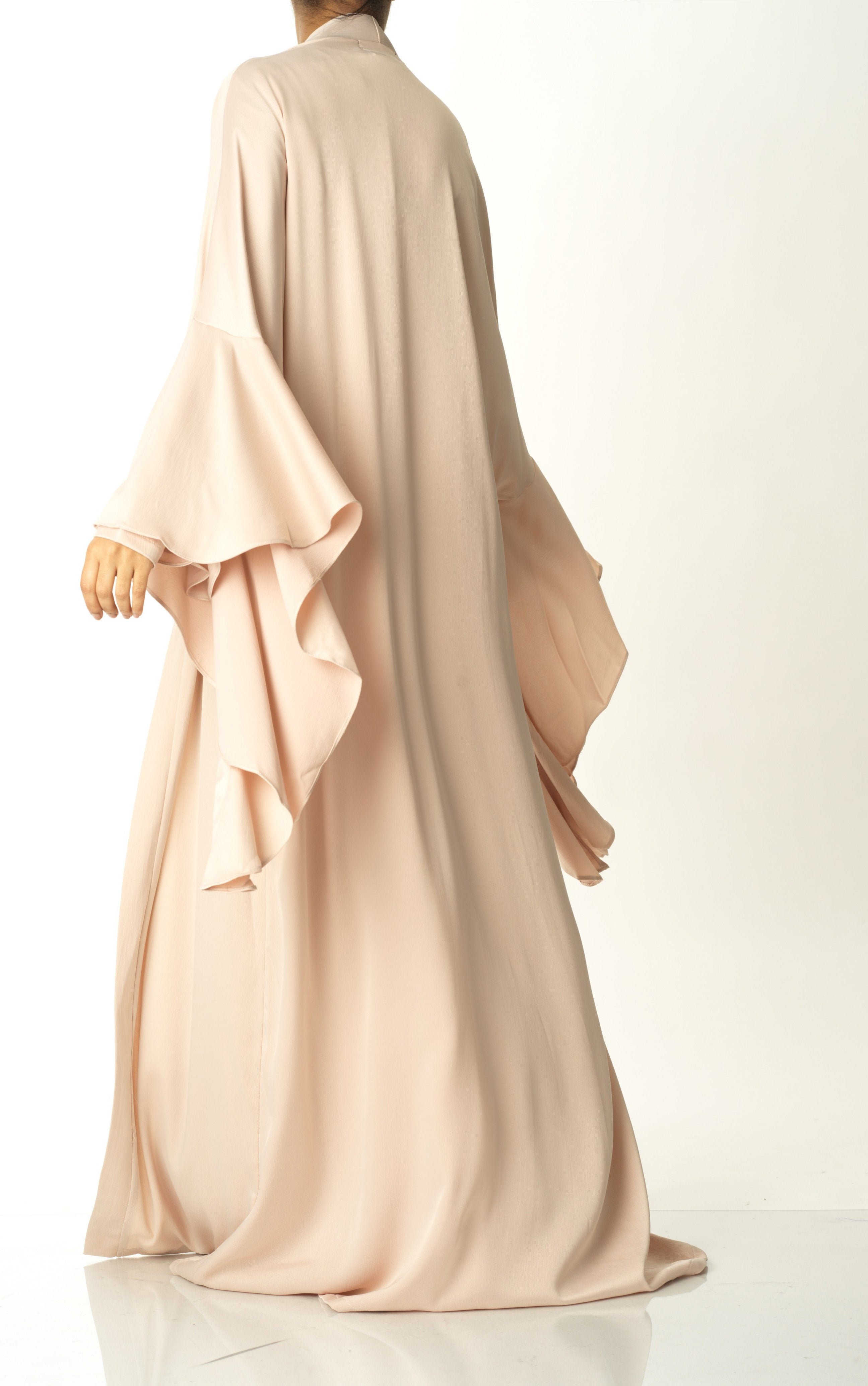 Pearl Abaya queen satin kimono two-piece set Kabayare