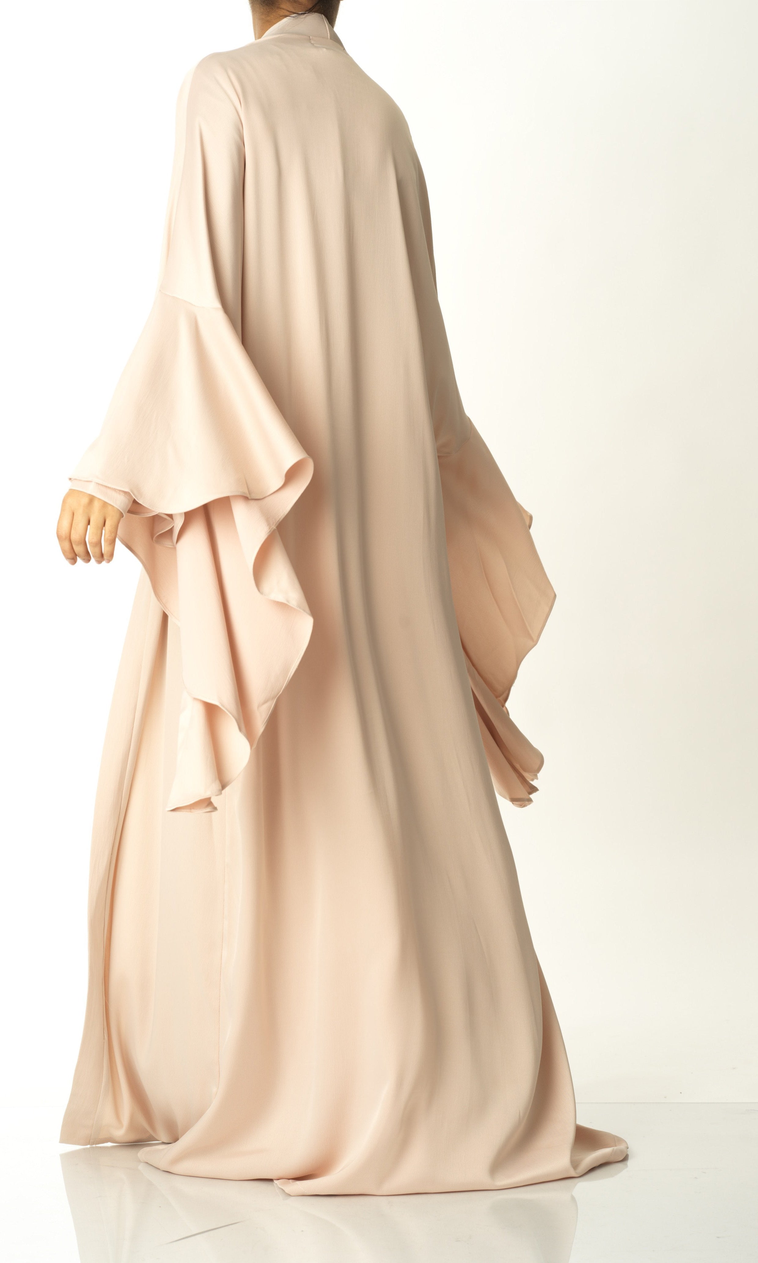 Pearl Abaya queen satin kimono two-piece set Kabayare