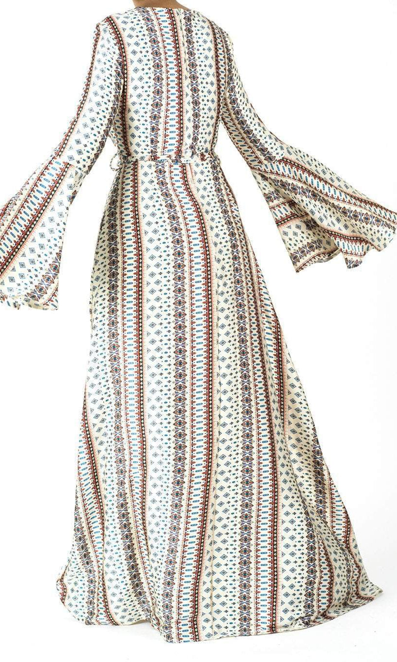 Penelope Bell sleeve Maxi dress Kabayare
