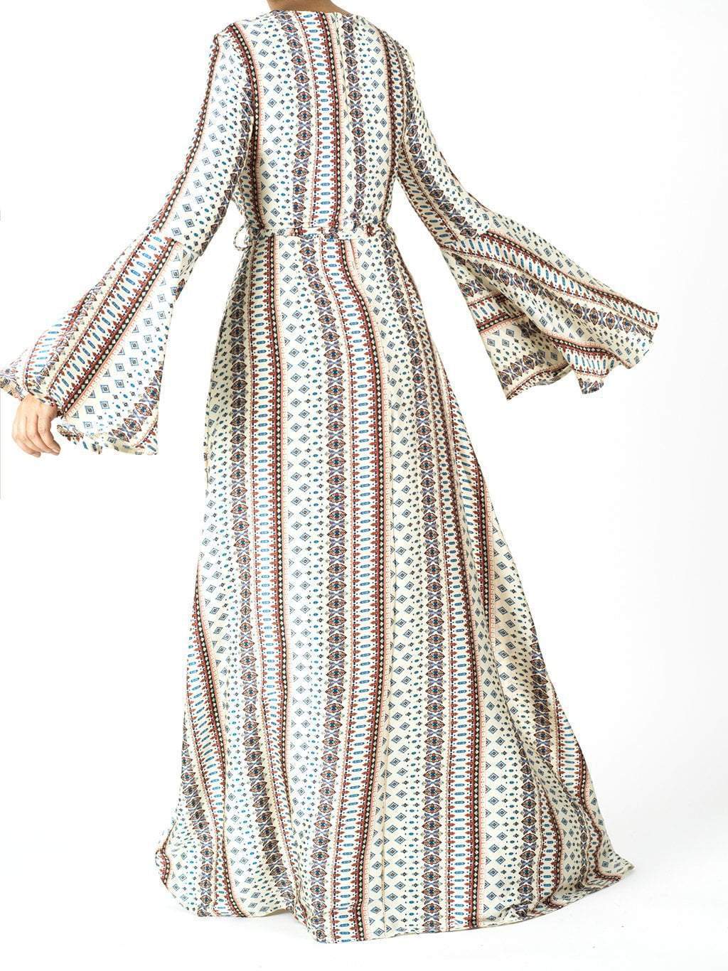 Penelope Bell sleeve Maxi dress Kabayare
