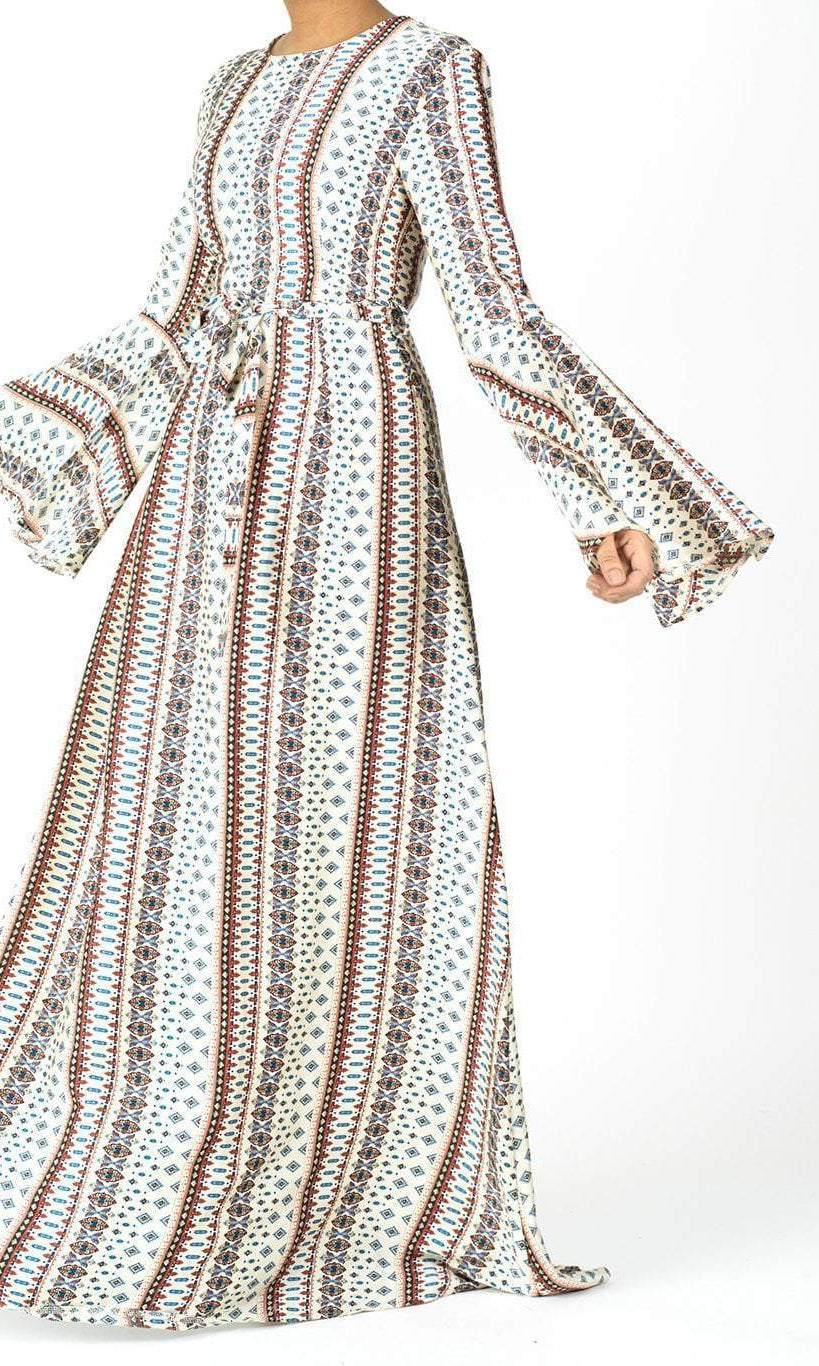 Penelope Bell sleeve Maxi dress Kabayare