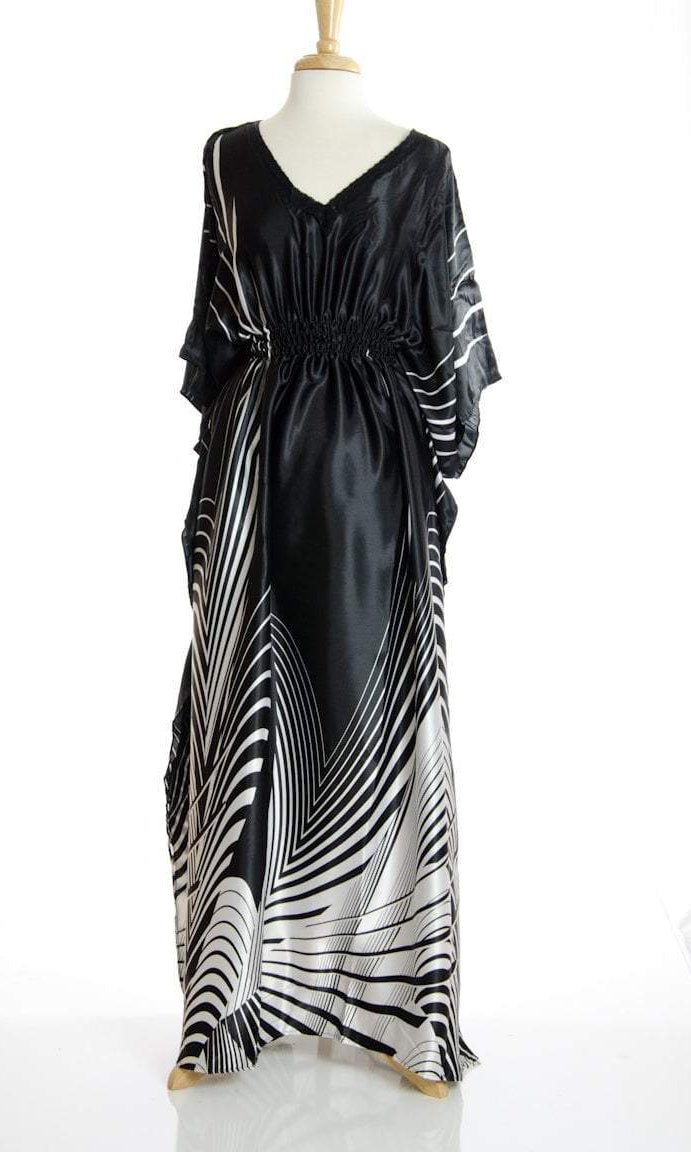 Piano Tone Maxi Dress Kabayare