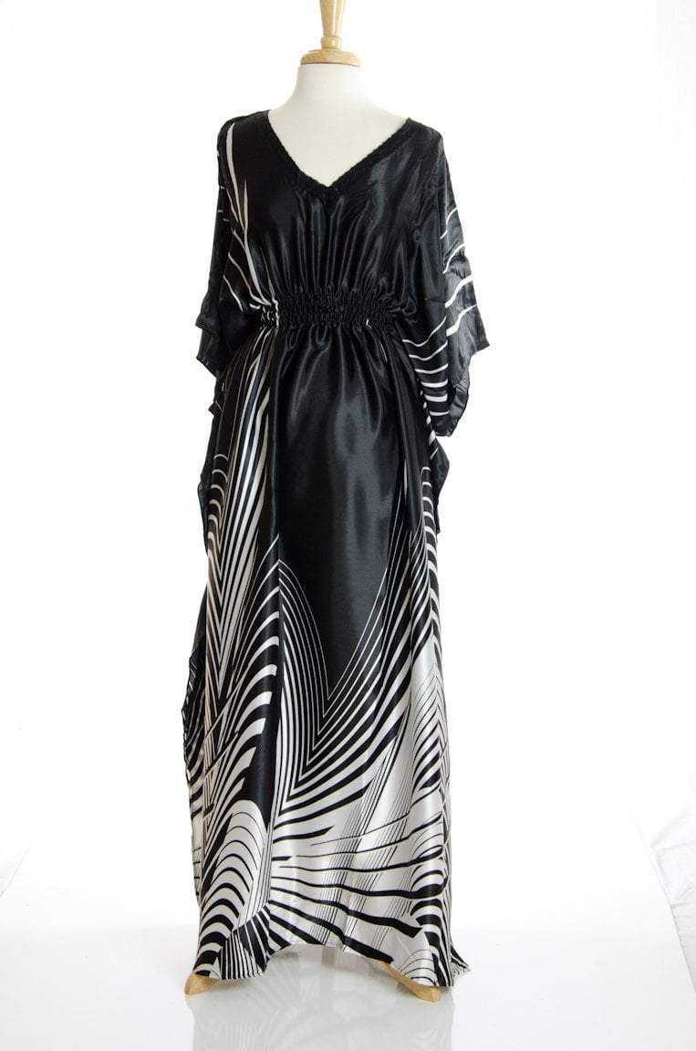 Piano Tone Maxi Dress Kabayare