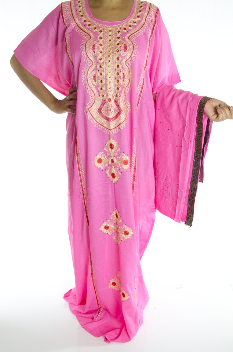 pink embroidery Bati Kabayare