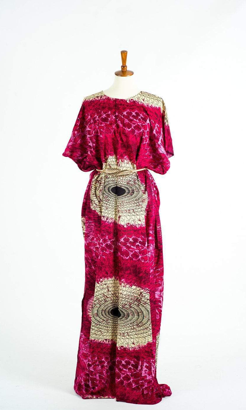 Pink feather hearts bati dress Kabayare